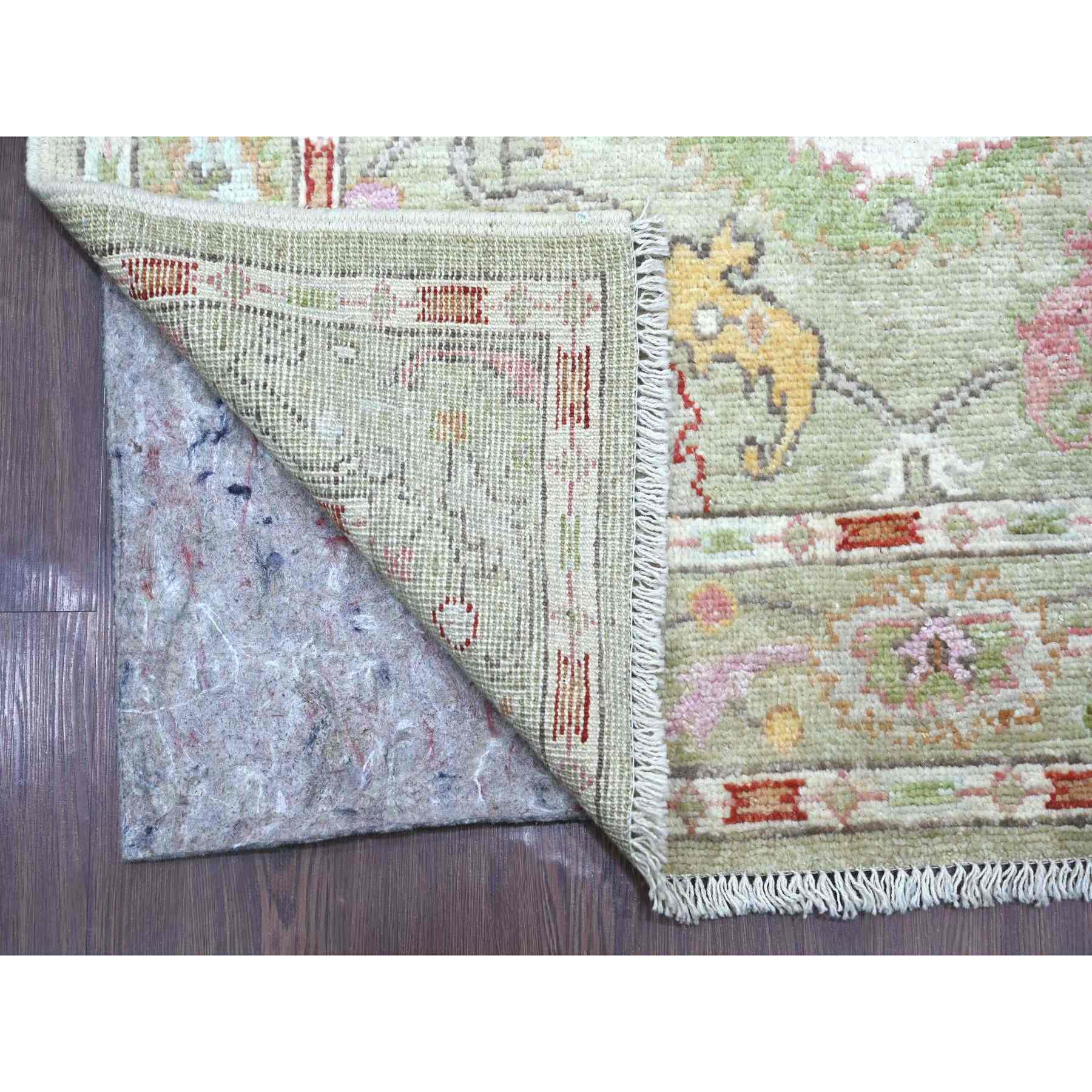 Oushak-And-Peshawar-Hand-Knotted-Rug-108430