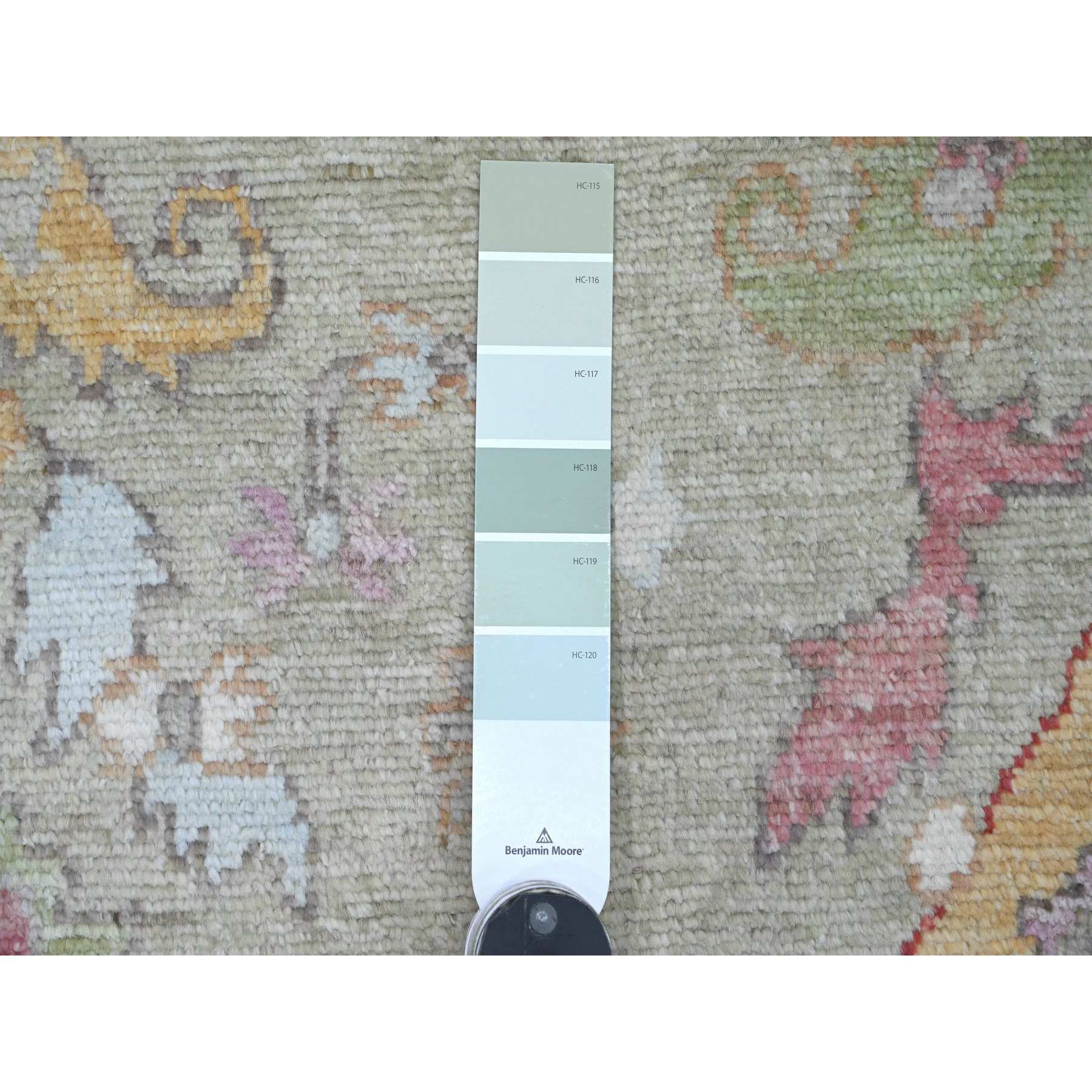 Oushak-And-Peshawar-Hand-Knotted-Rug-108430