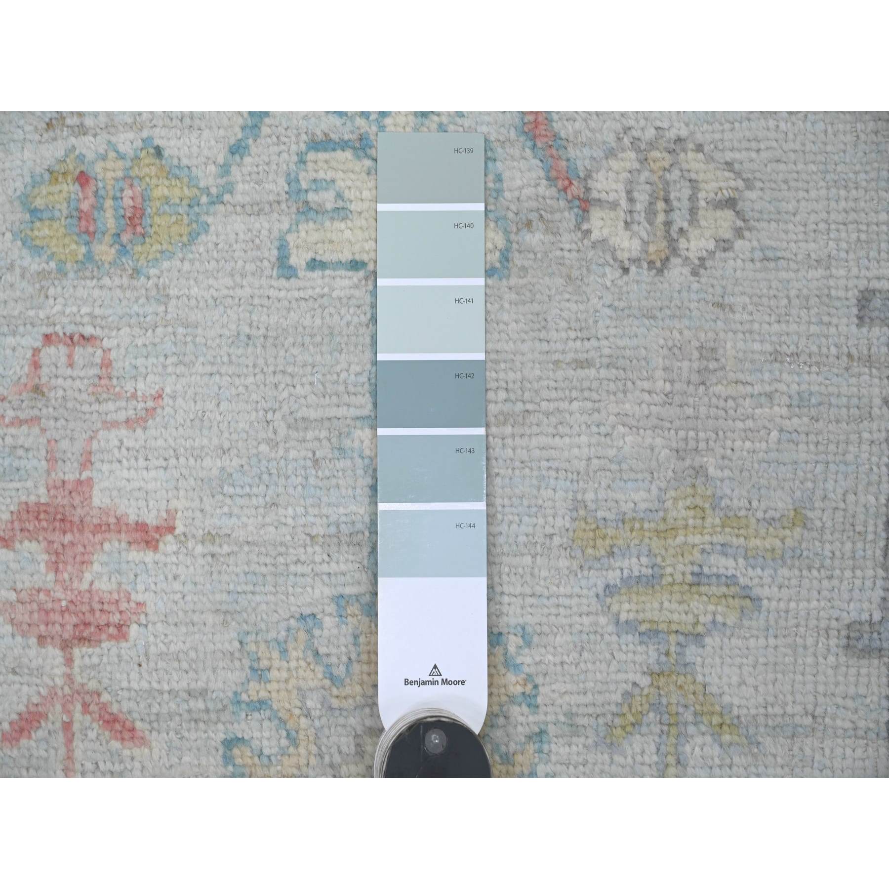 Oushak-And-Peshawar-Hand-Knotted-Rug-108435