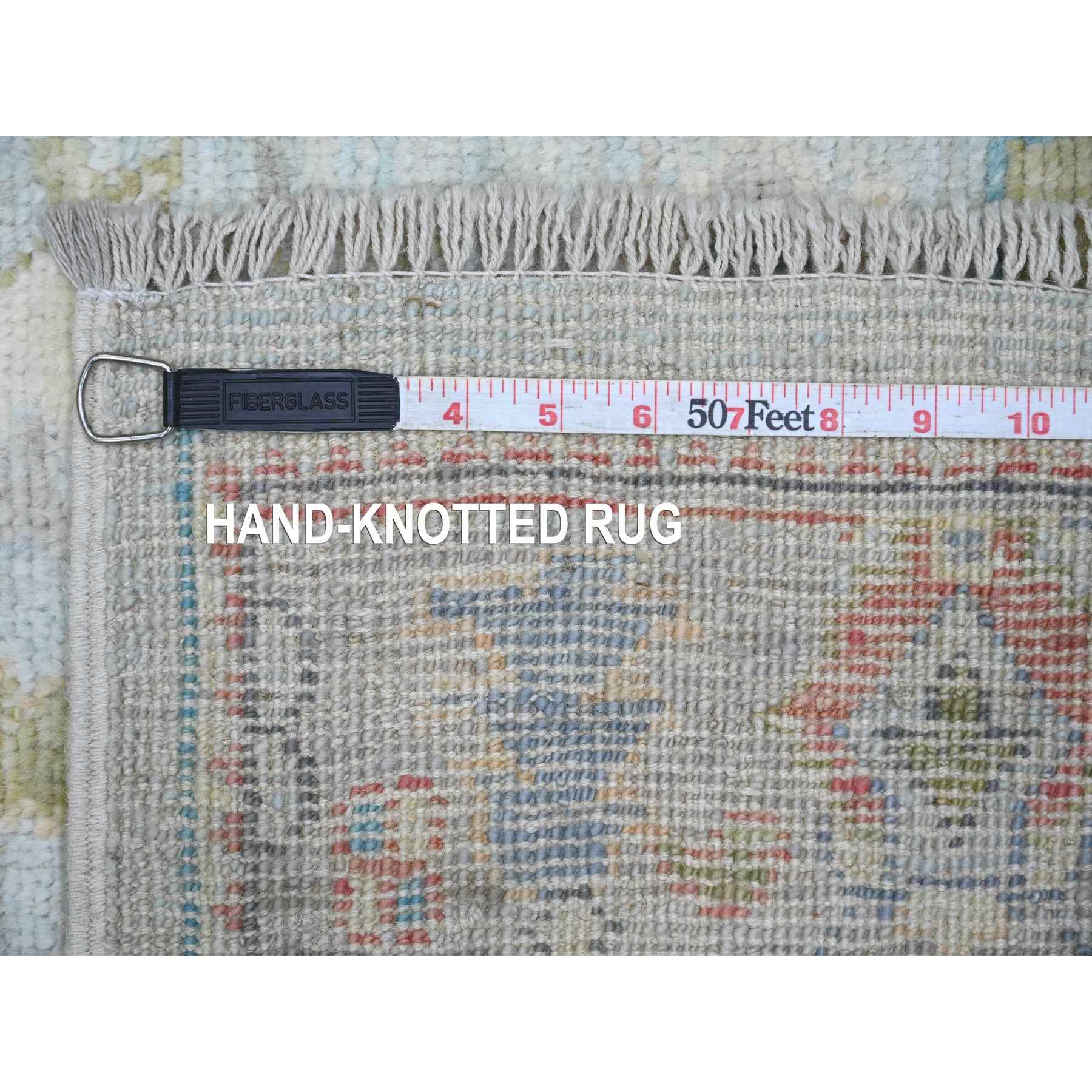 Oushak-And-Peshawar-Hand-Knotted-Rug-108435