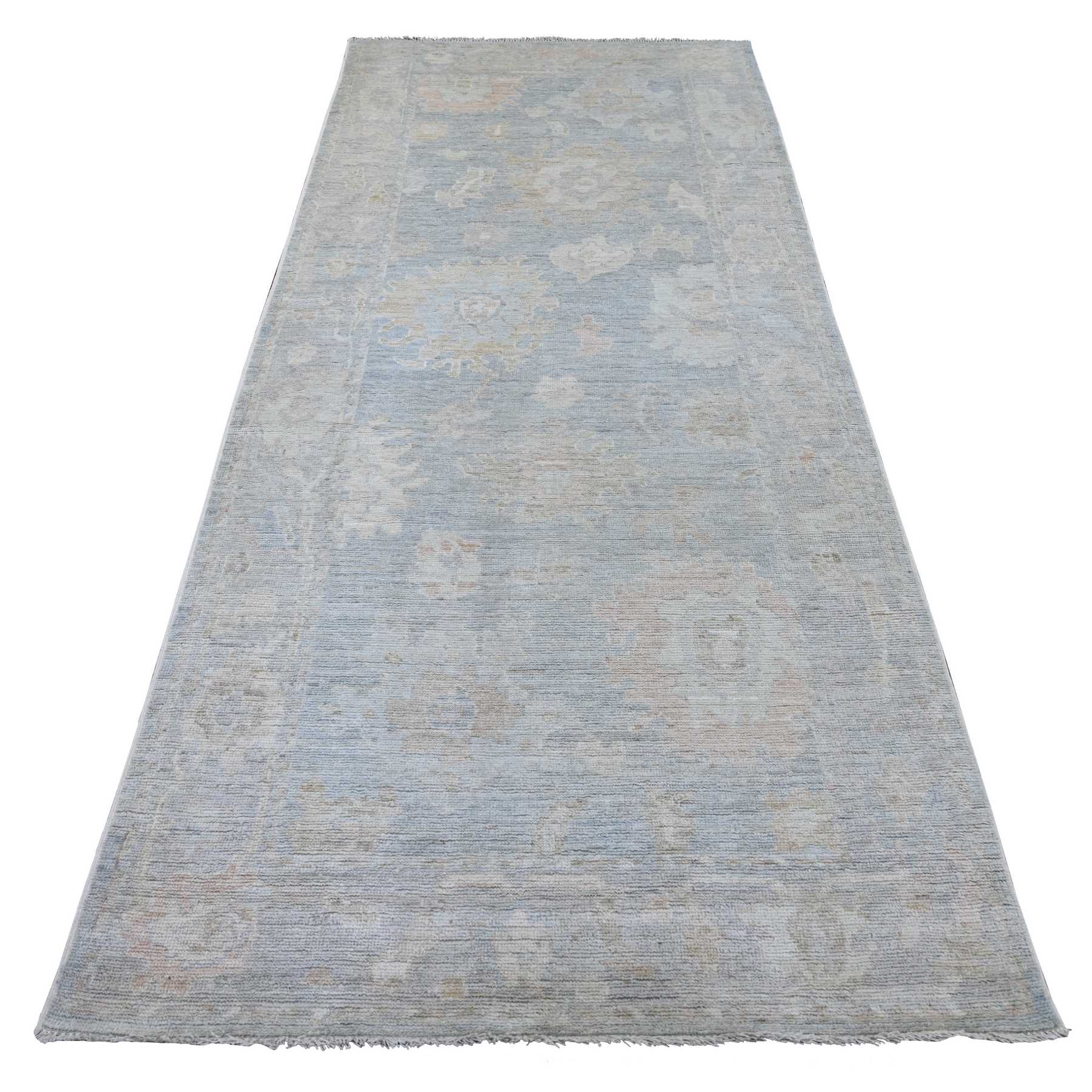 Oushak-And-Peshawar-Hand-Knotted-Rug-108440