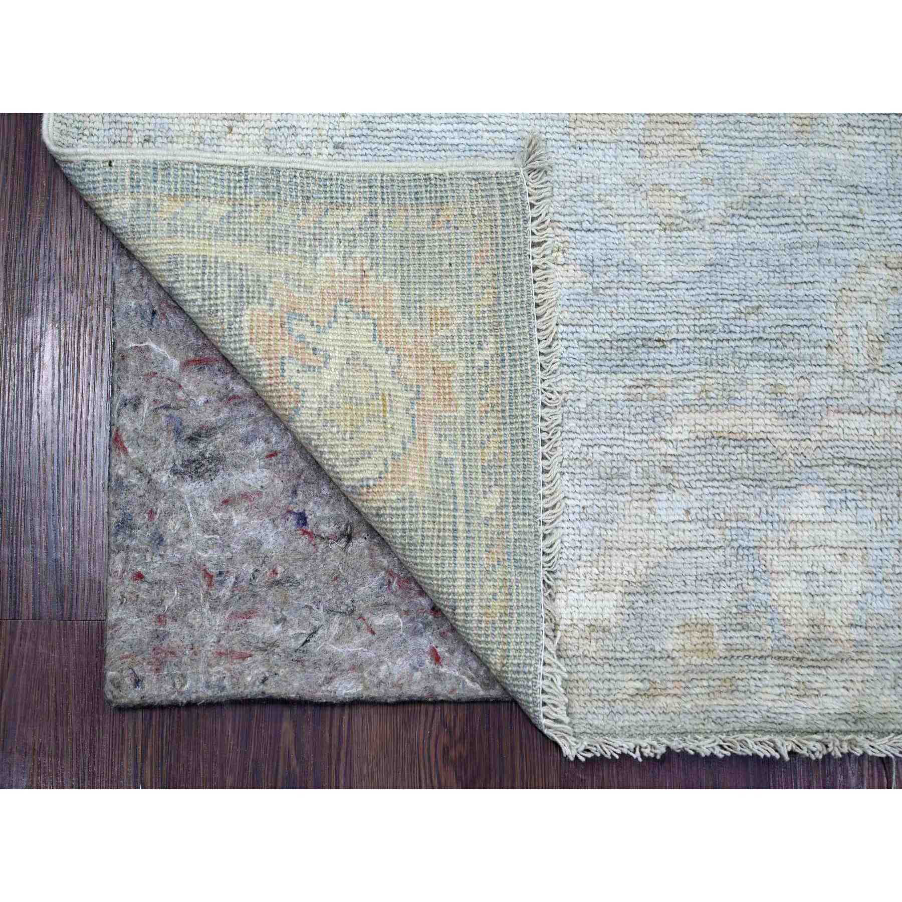 Oushak-And-Peshawar-Hand-Knotted-Rug-108440