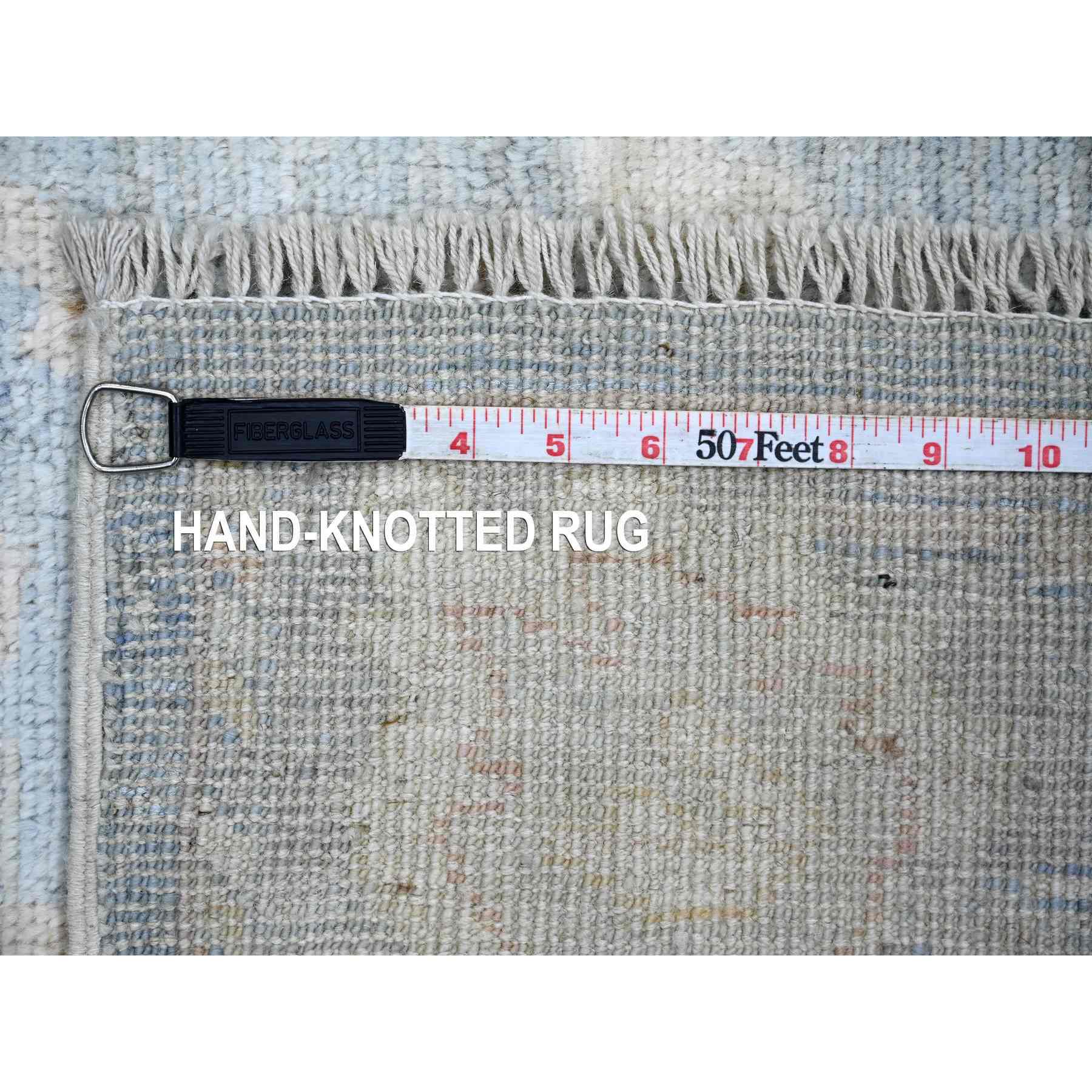 Oushak-And-Peshawar-Hand-Knotted-Rug-108440