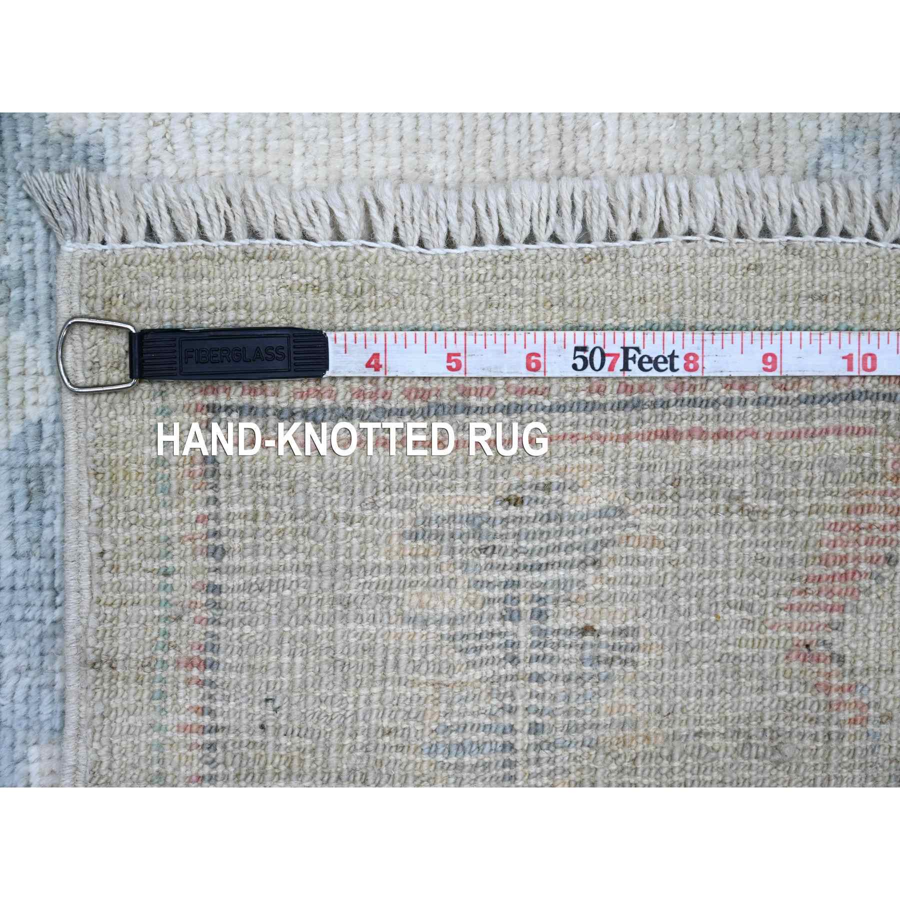Oushak-And-Peshawar-Hand-Knotted-Rug-108445