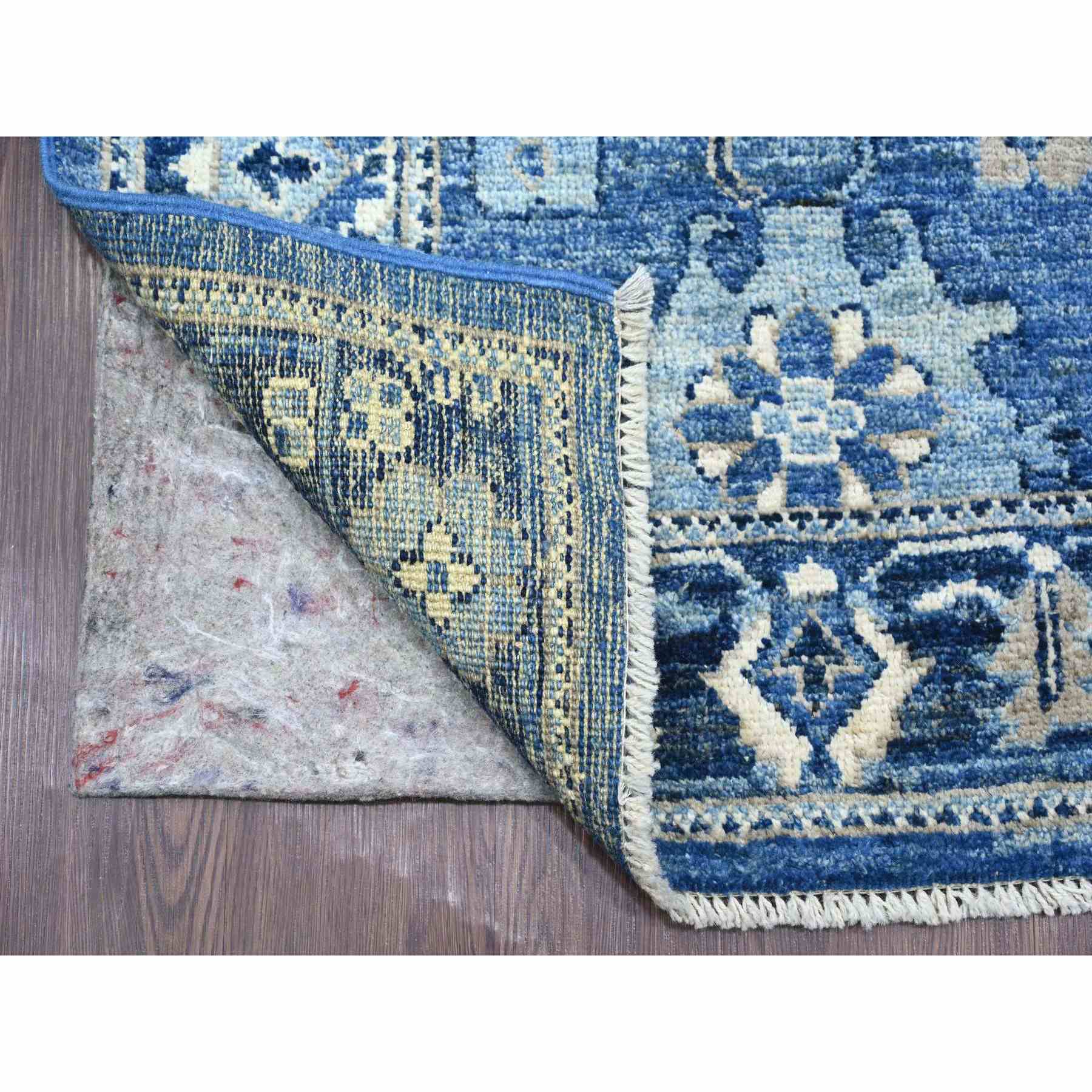 Oushak-And-Peshawar-Hand-Knotted-Rug-108450
