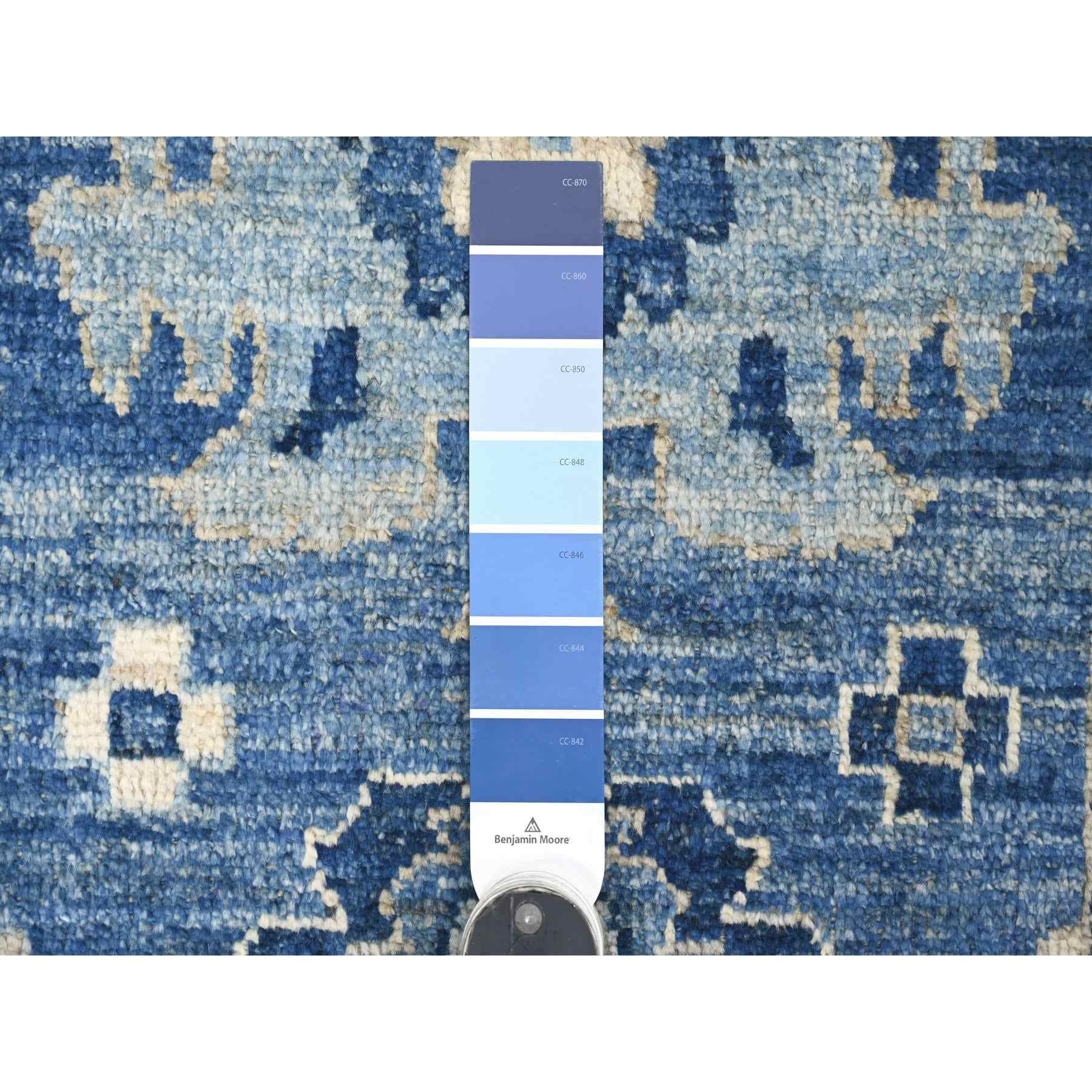 Oushak-And-Peshawar-Hand-Knotted-Rug-108450