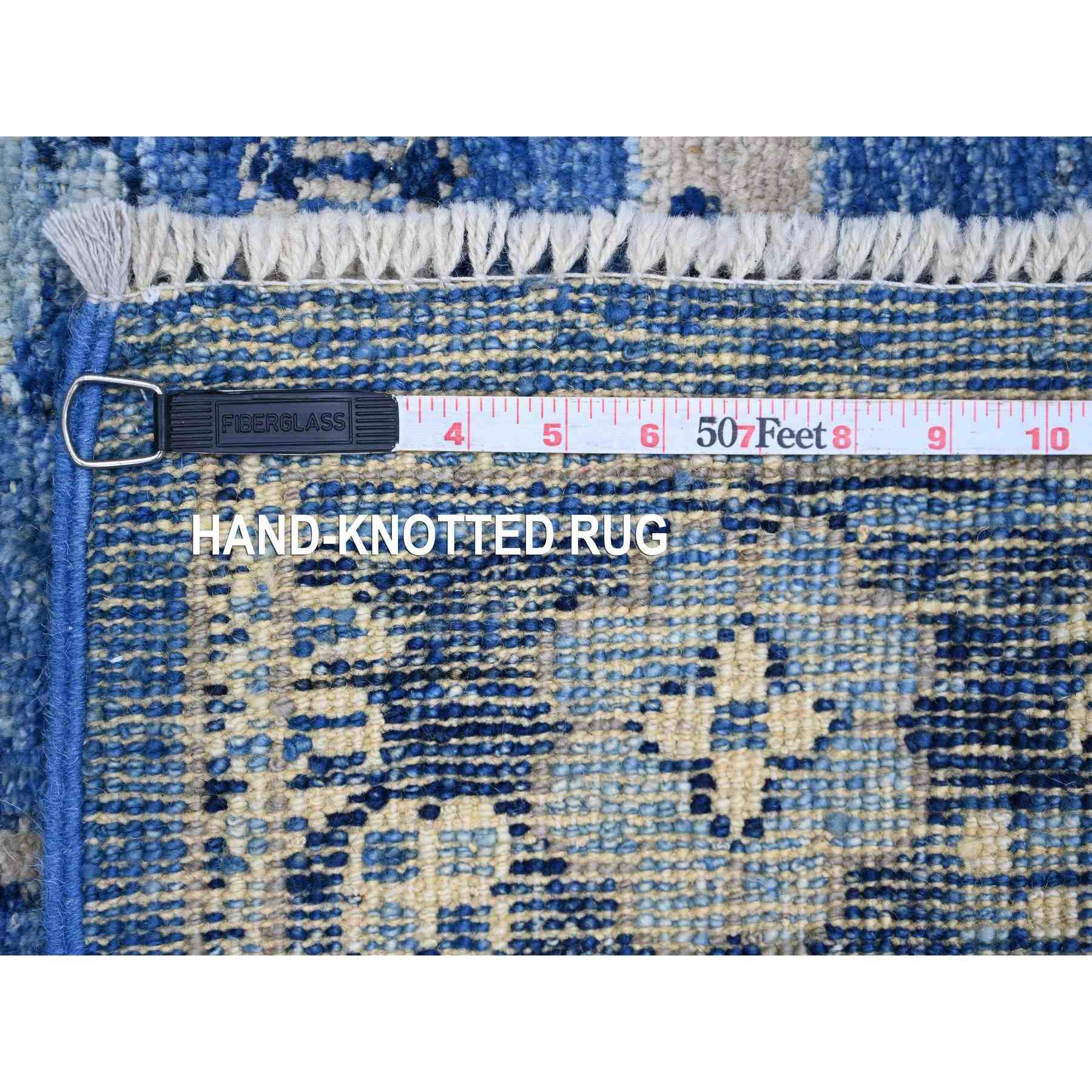 Oushak-And-Peshawar-Hand-Knotted-Rug-108450