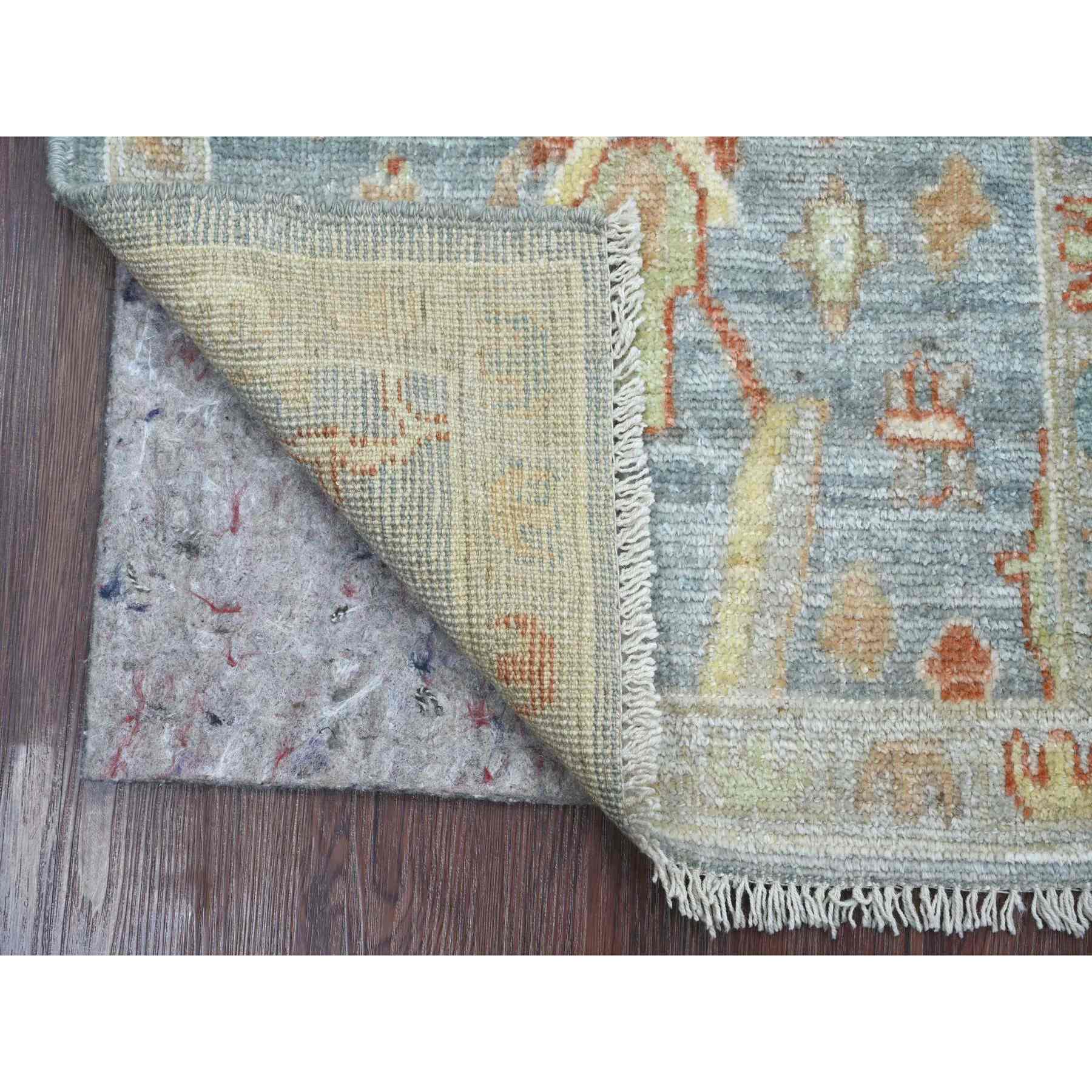 Oushak-And-Peshawar-Hand-Knotted-Rug-108485