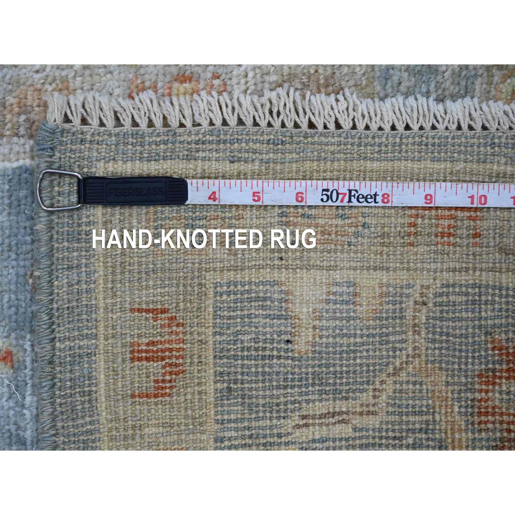 Oushak-And-Peshawar-Hand-Knotted-Rug-108485
