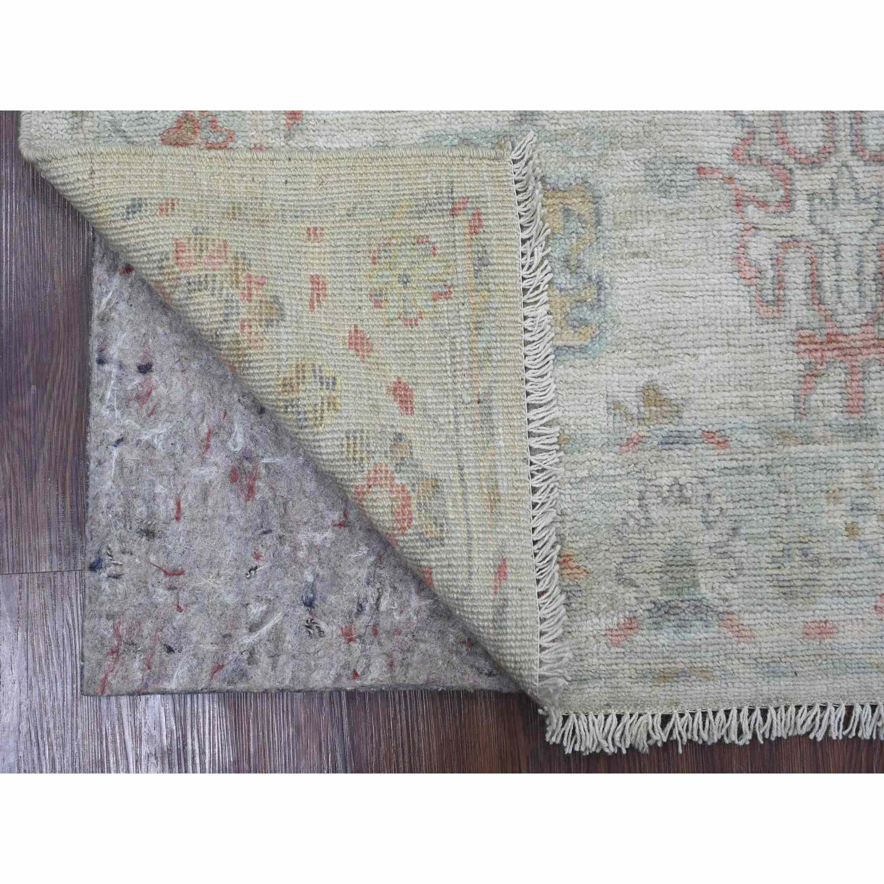 Oushak-And-Peshawar-Hand-Knotted-Rug-108495