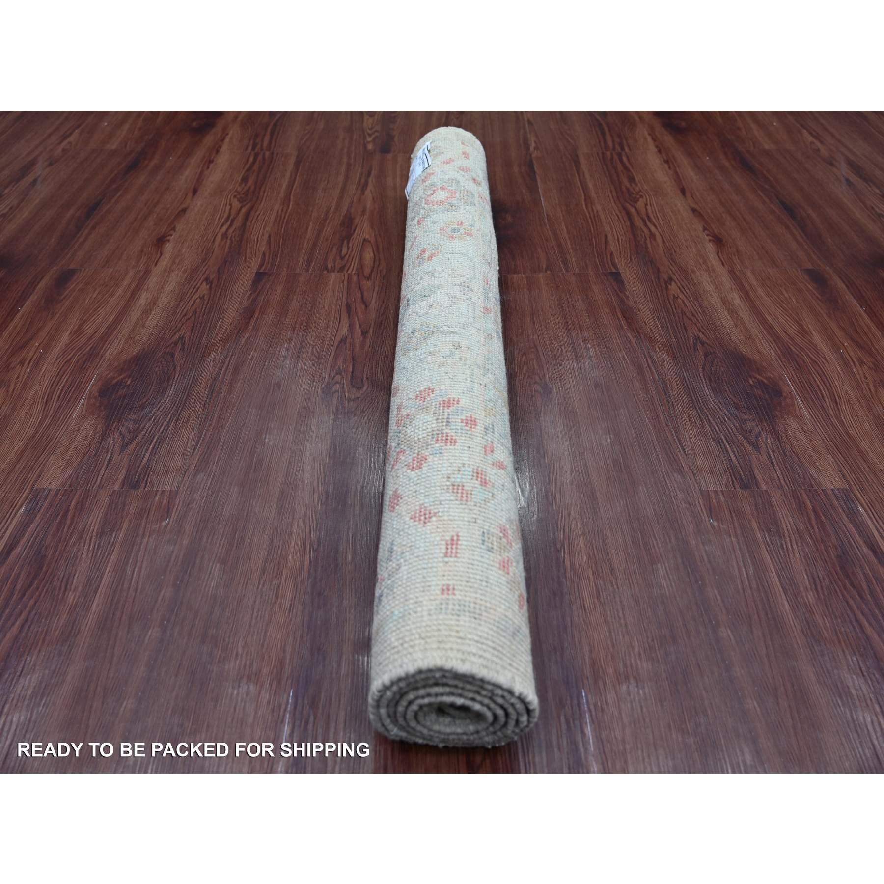 Oushak-And-Peshawar-Hand-Knotted-Rug-108495