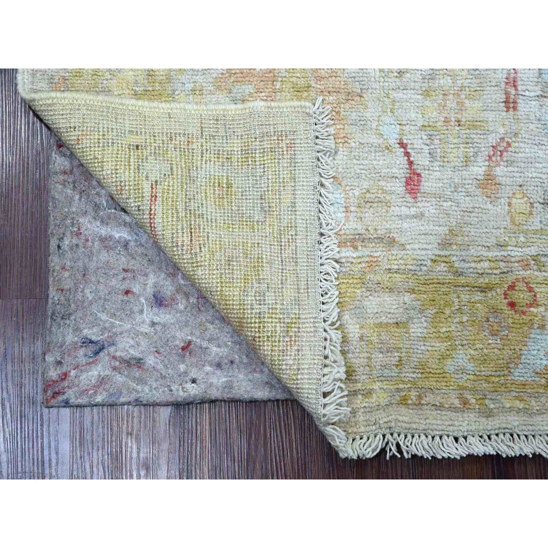 Oushak-And-Peshawar-Hand-Knotted-Rug-108500