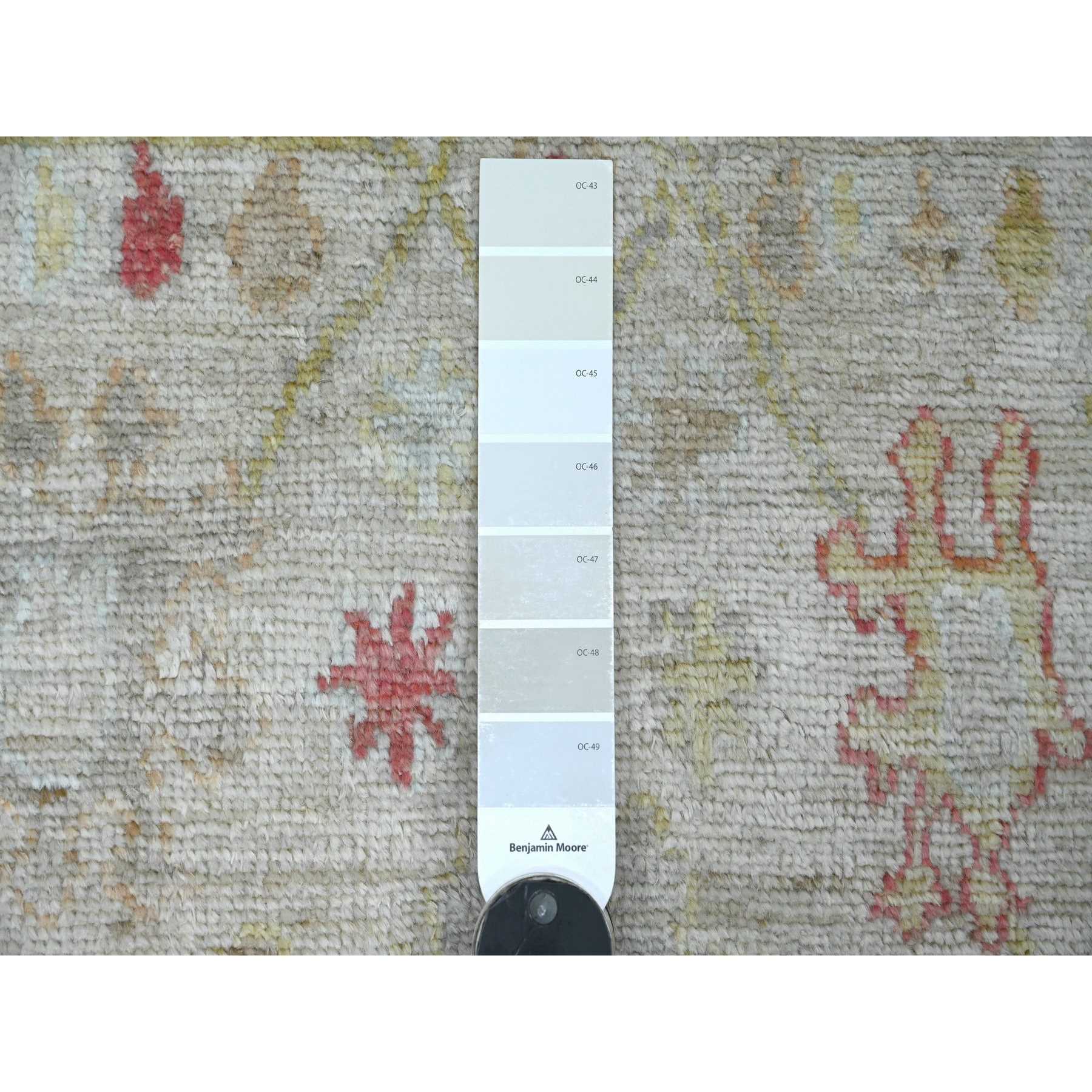 Oushak-And-Peshawar-Hand-Knotted-Rug-108500