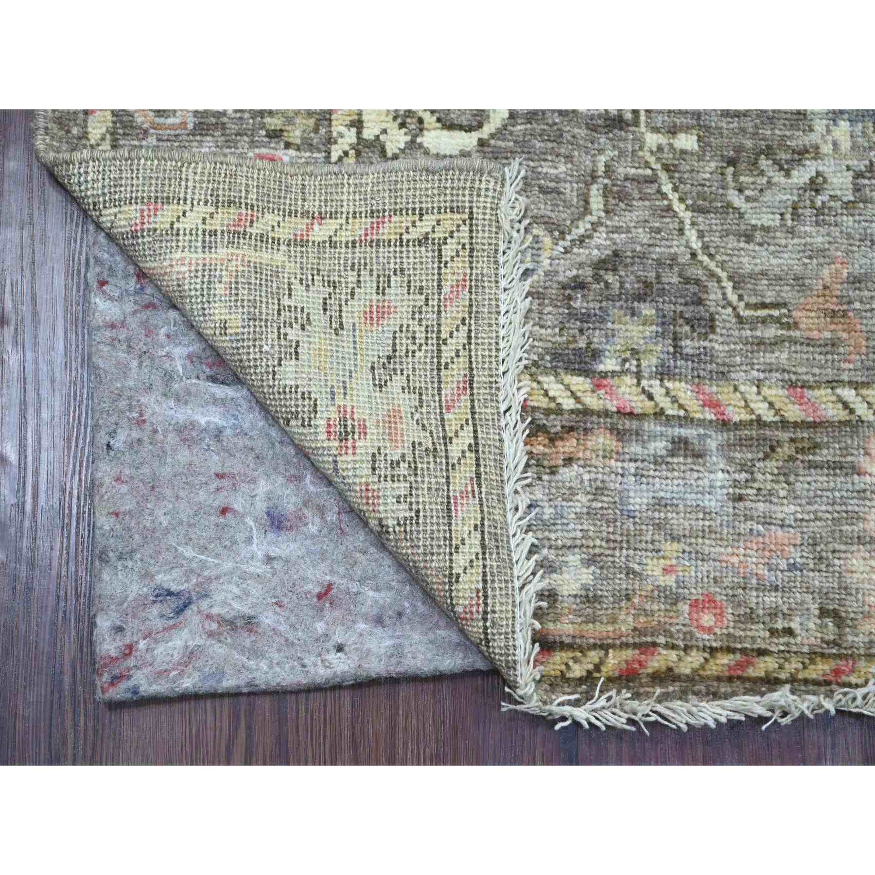 Oushak-And-Peshawar-Hand-Knotted-Rug-108505