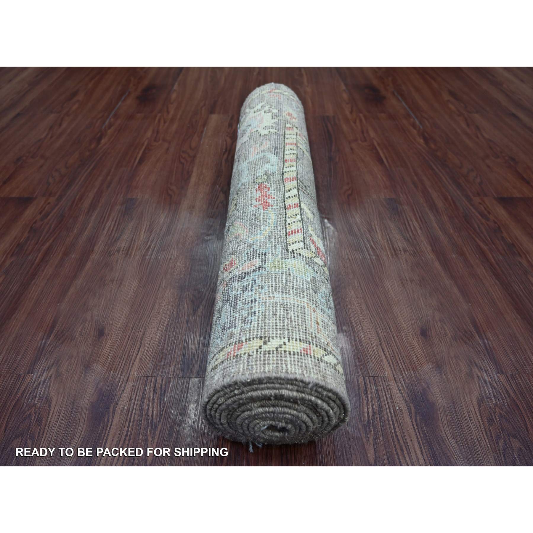 Oushak-And-Peshawar-Hand-Knotted-Rug-108505