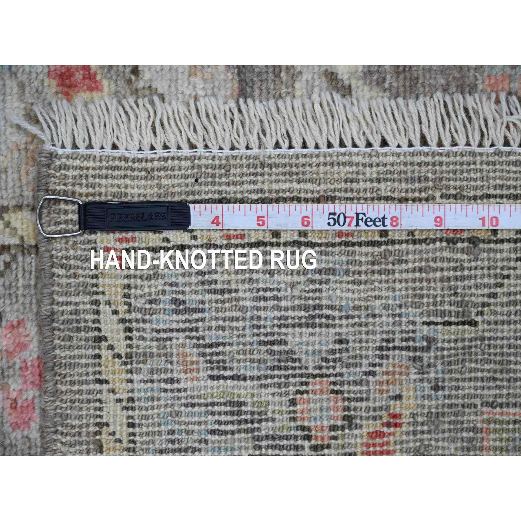 Oushak-And-Peshawar-Hand-Knotted-Rug-108505
