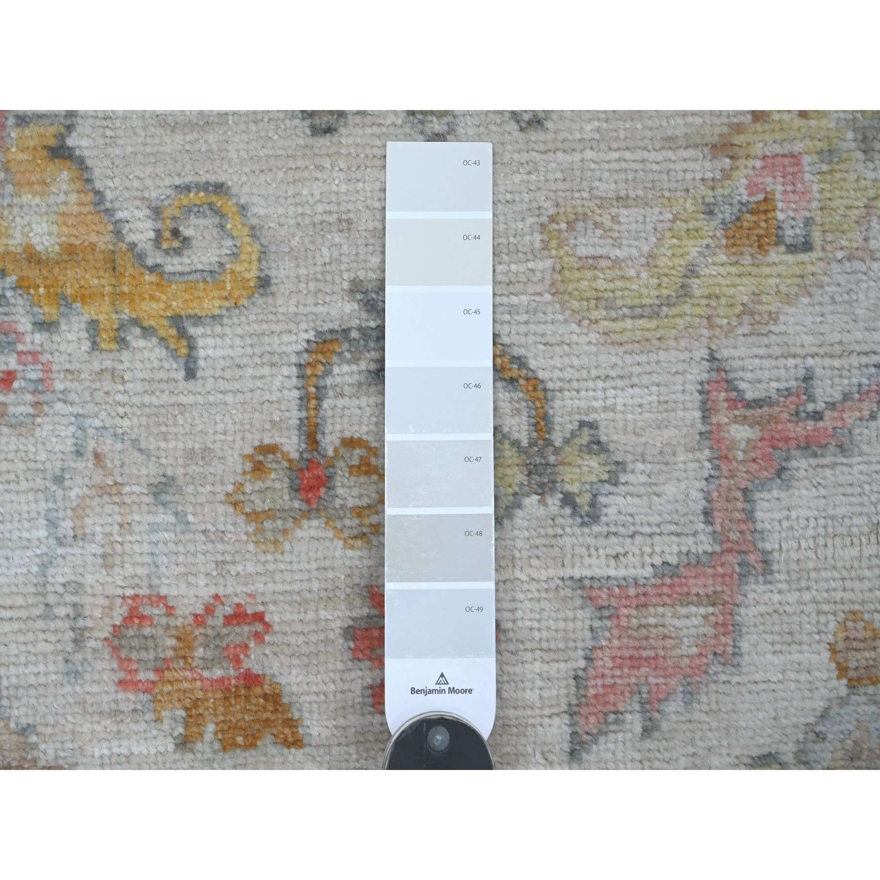 Oushak-And-Peshawar-Hand-Knotted-Rug-108515