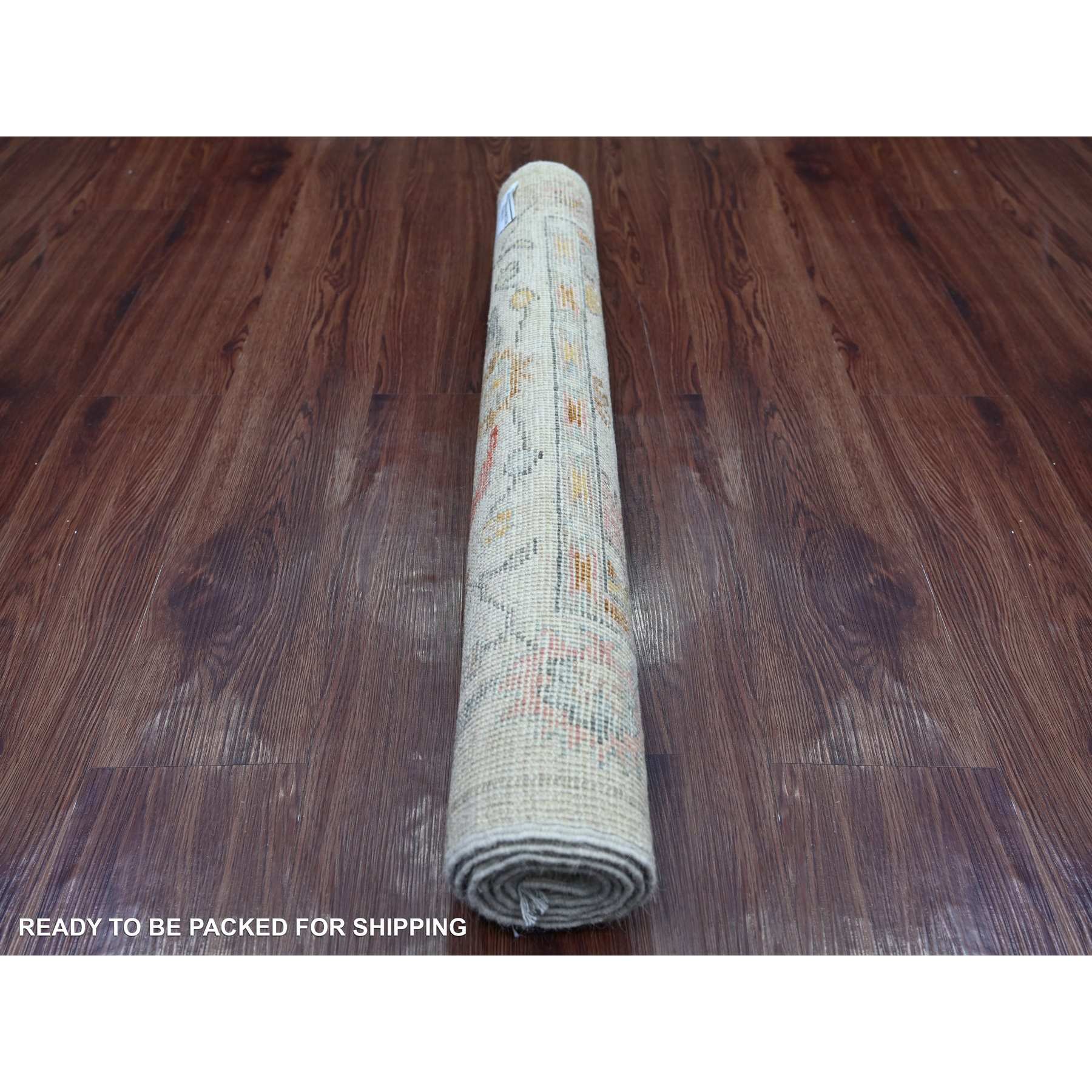 Oushak-And-Peshawar-Hand-Knotted-Rug-108515