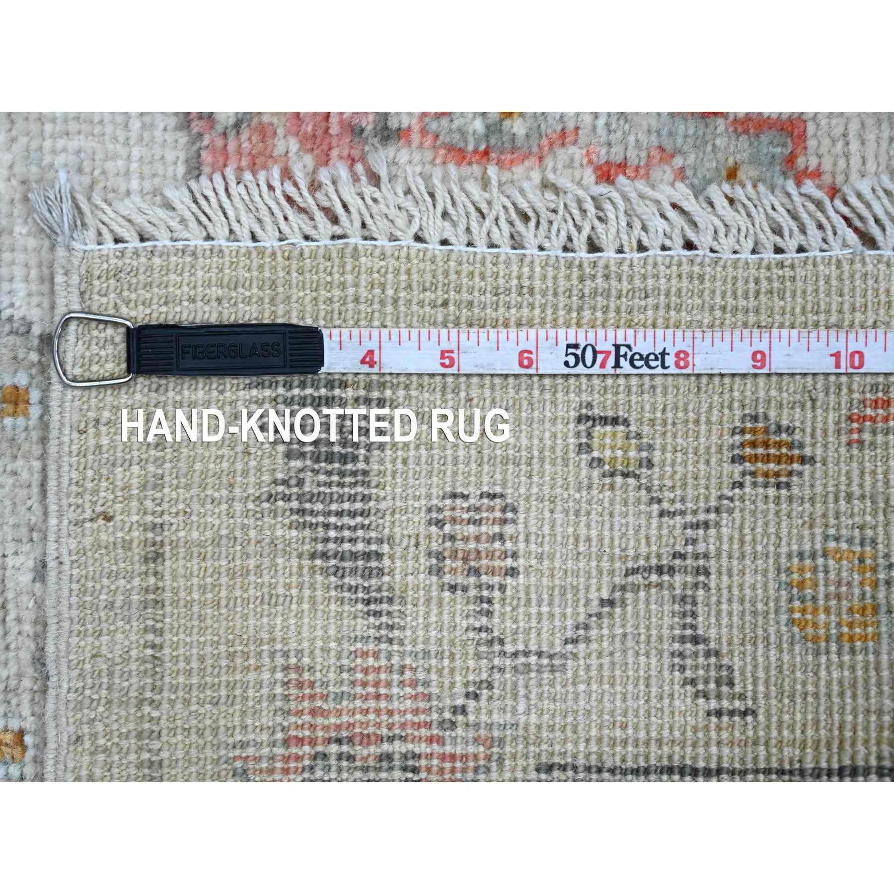 Oushak-And-Peshawar-Hand-Knotted-Rug-108515