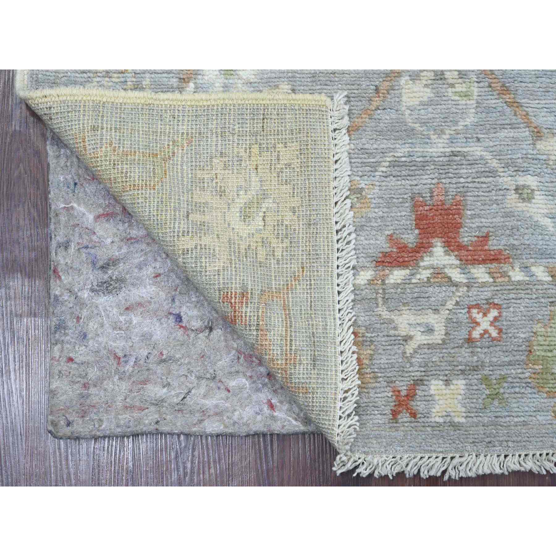 Oushak-And-Peshawar-Hand-Knotted-Rug-108520
