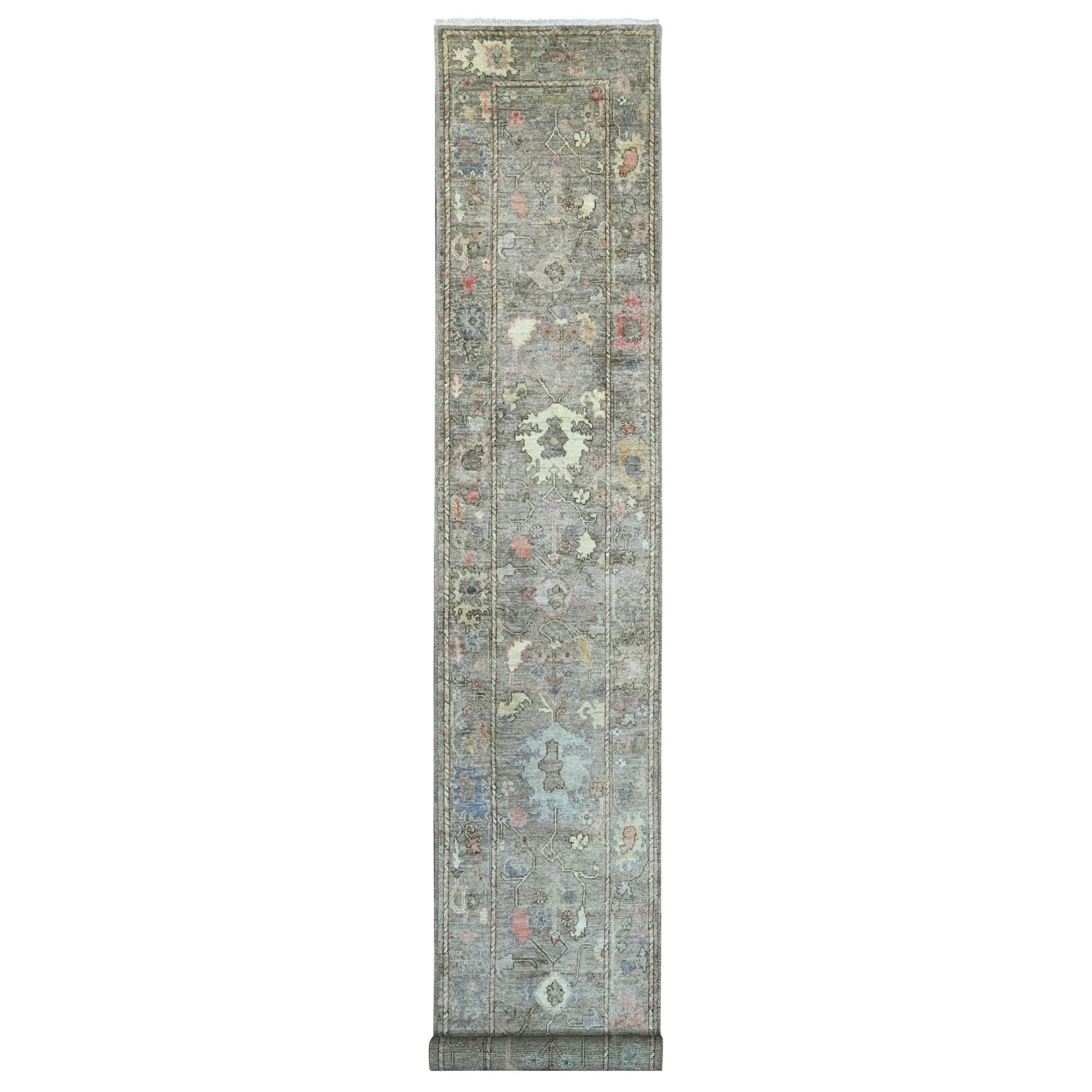 Oushak-And-Peshawar-Hand-Knotted-Rug-108525