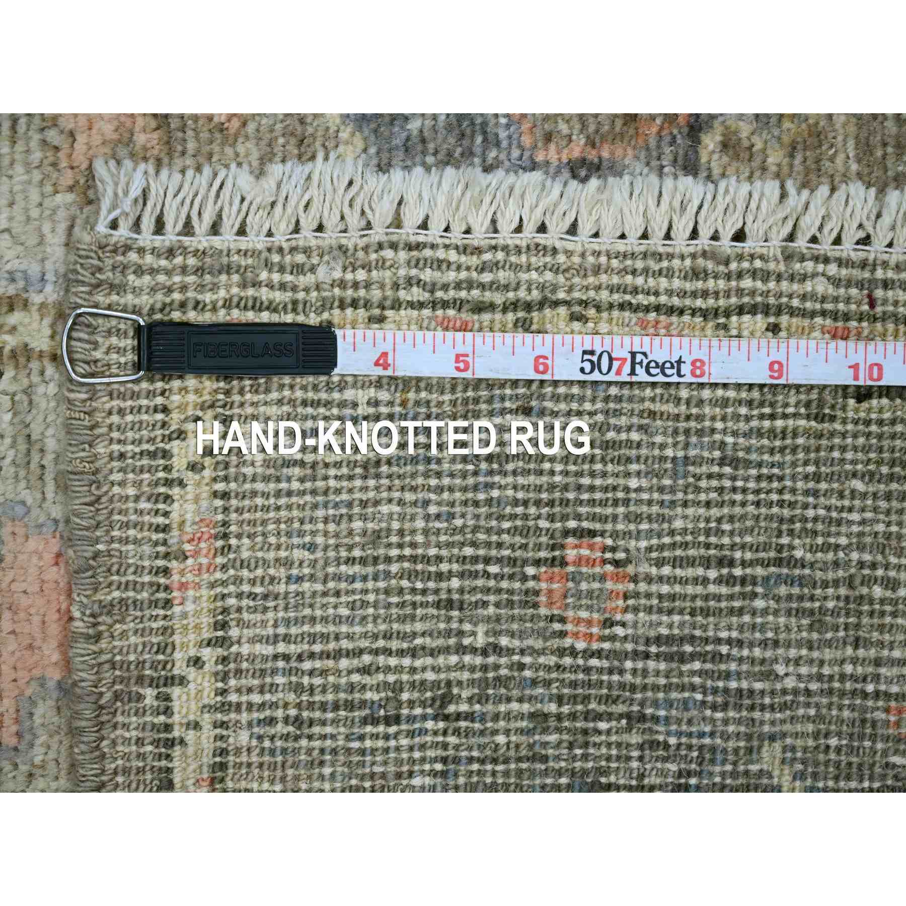 Oushak-And-Peshawar-Hand-Knotted-Rug-108525