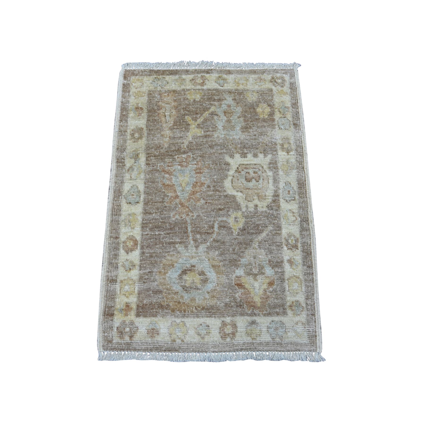Oushak-And-Peshawar-Hand-Knotted-Rug-108755