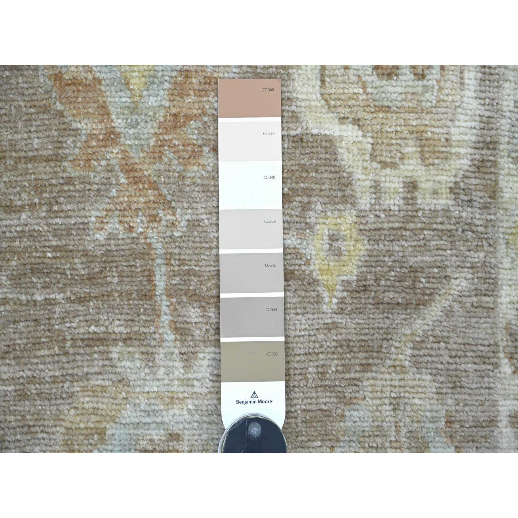 Oushak-And-Peshawar-Hand-Knotted-Rug-108755