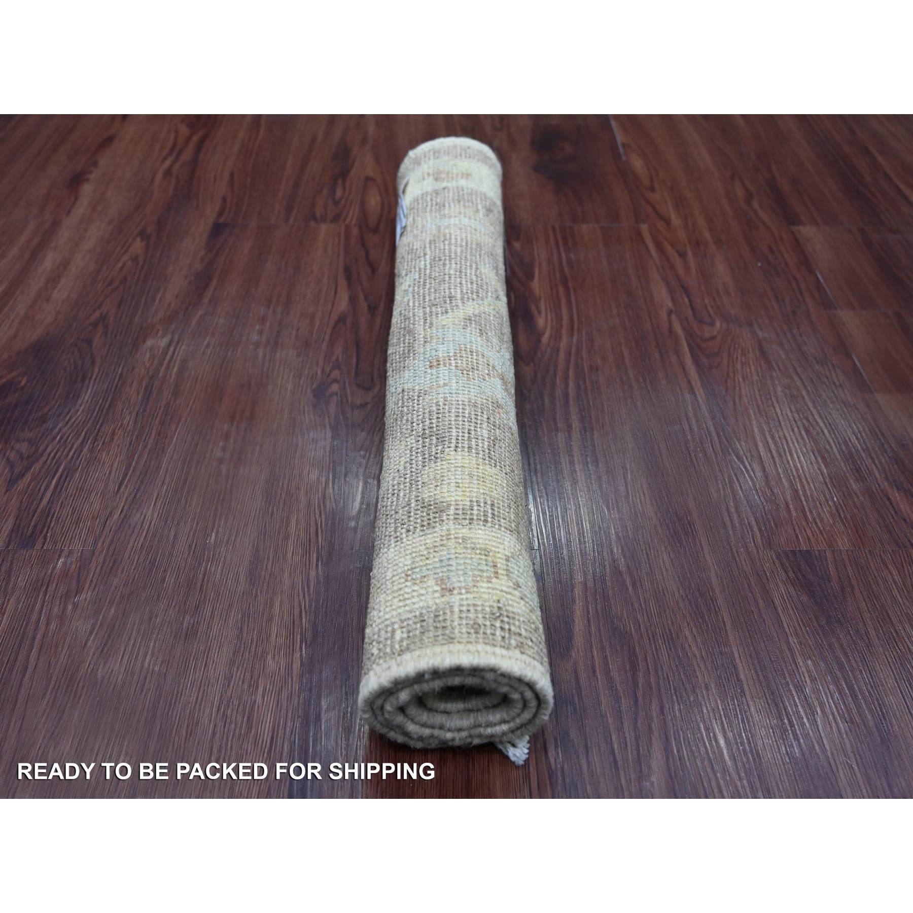 Oushak-And-Peshawar-Hand-Knotted-Rug-108755