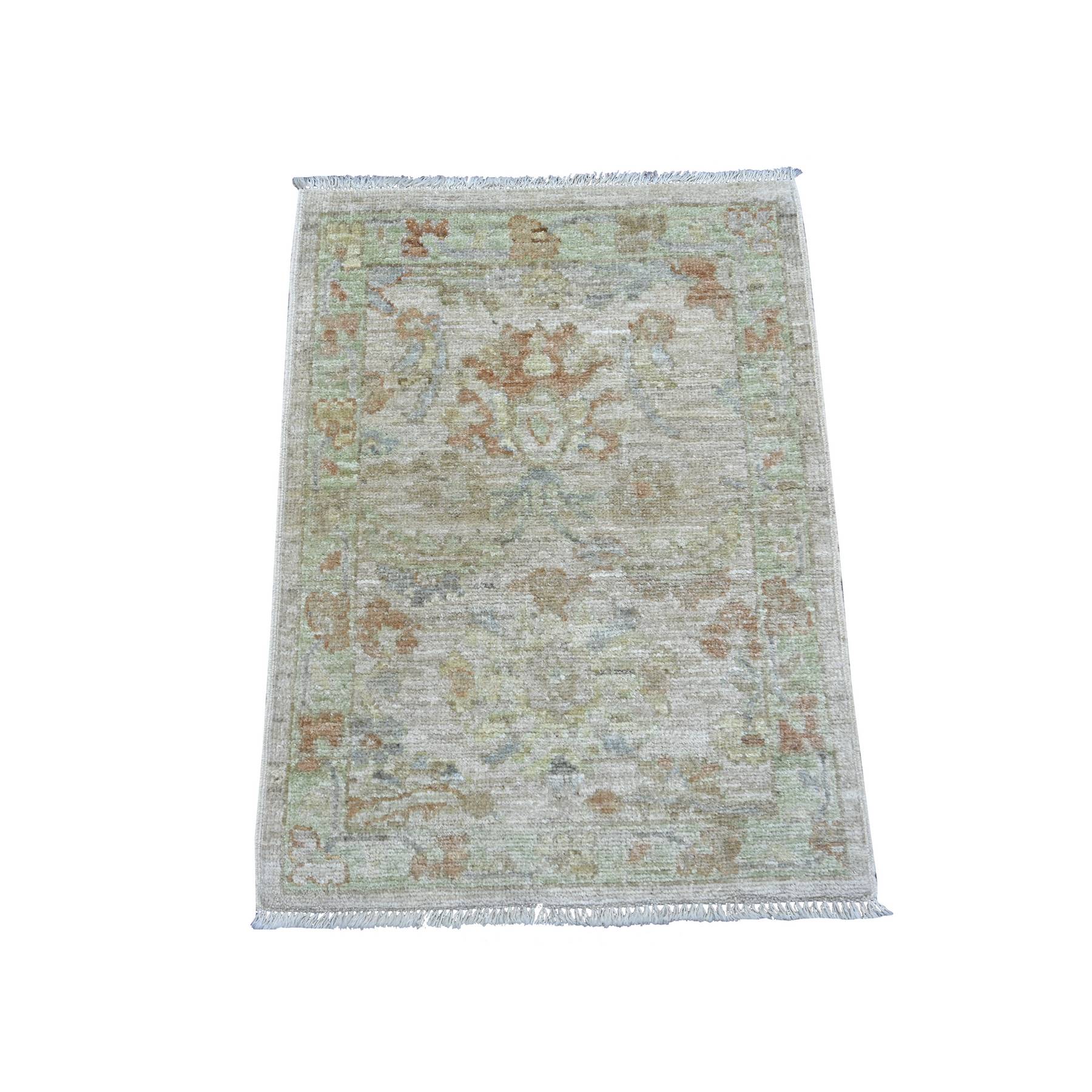 Oushak-And-Peshawar-Hand-Knotted-Rug-108765