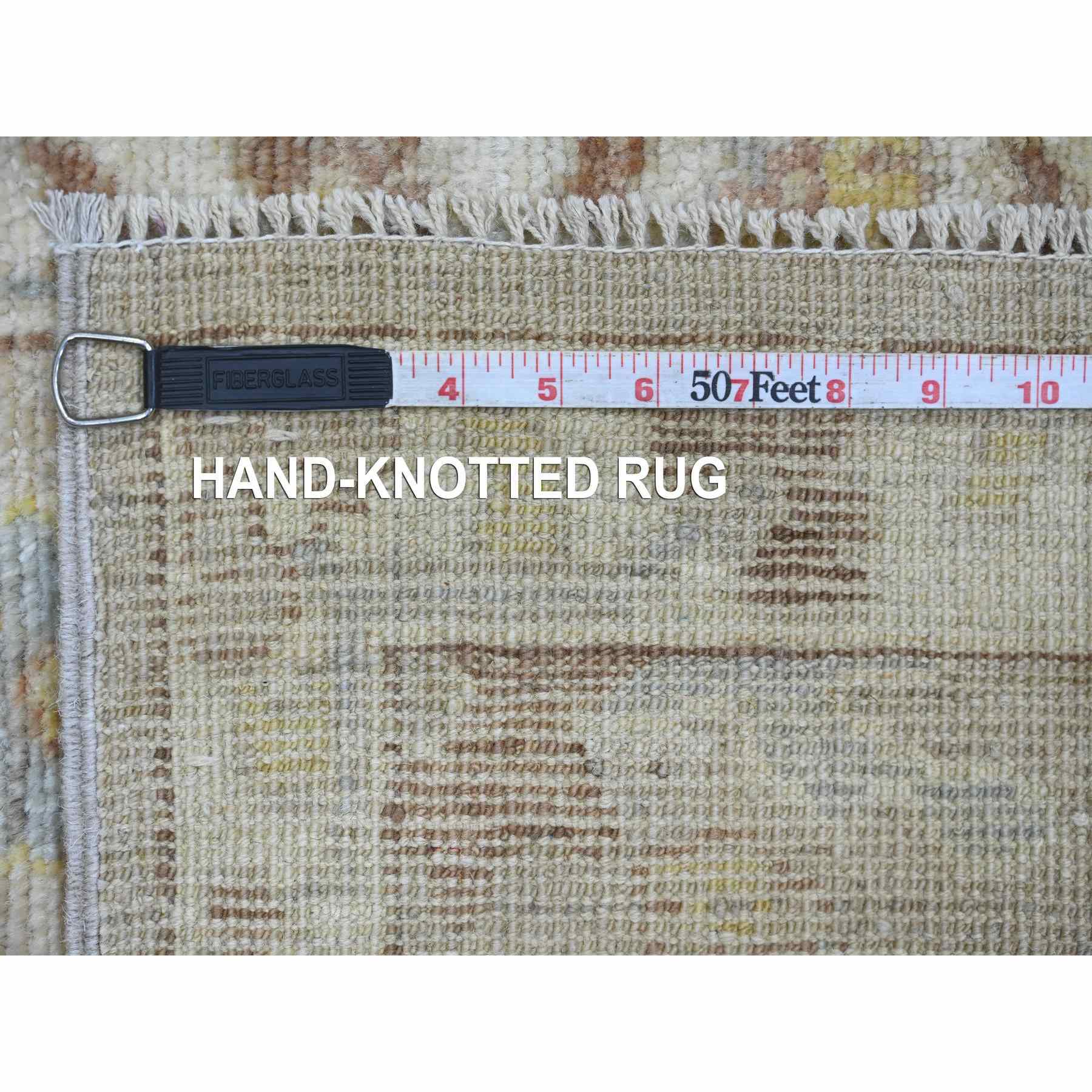 Oushak-And-Peshawar-Hand-Knotted-Rug-108770