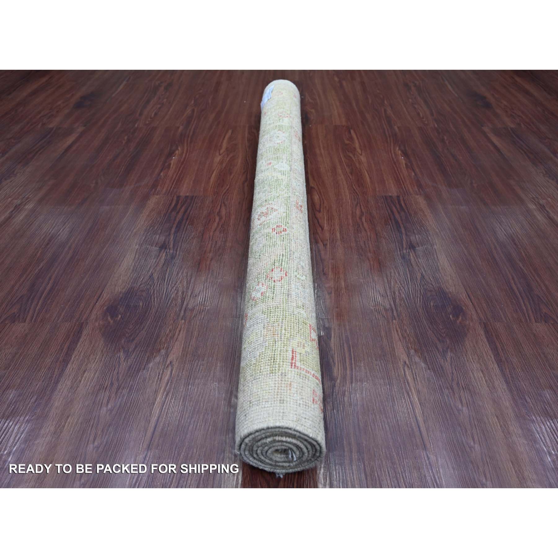 Oushak-And-Peshawar-Hand-Knotted-Rug-108785