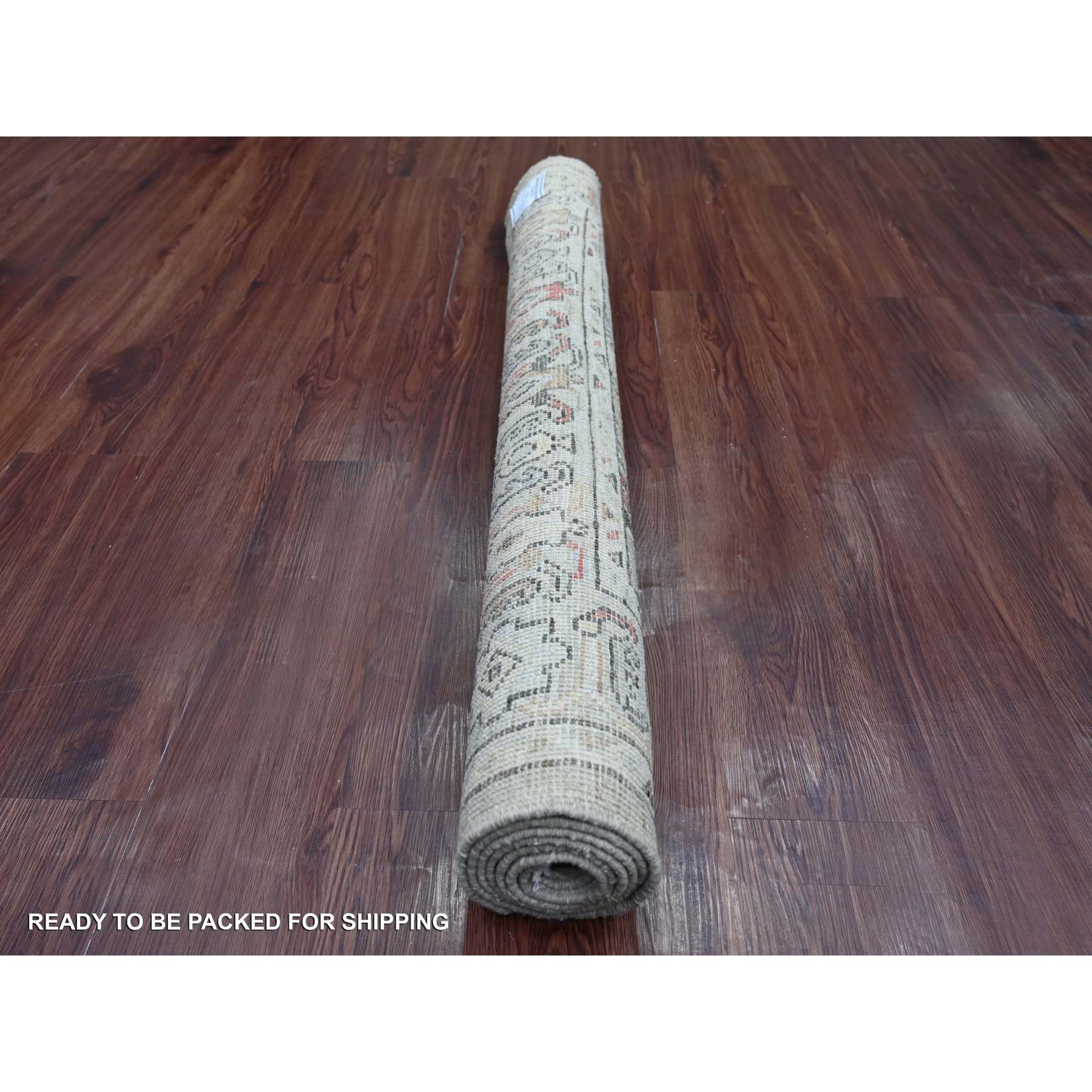 Oushak-And-Peshawar-Hand-Knotted-Rug-108790