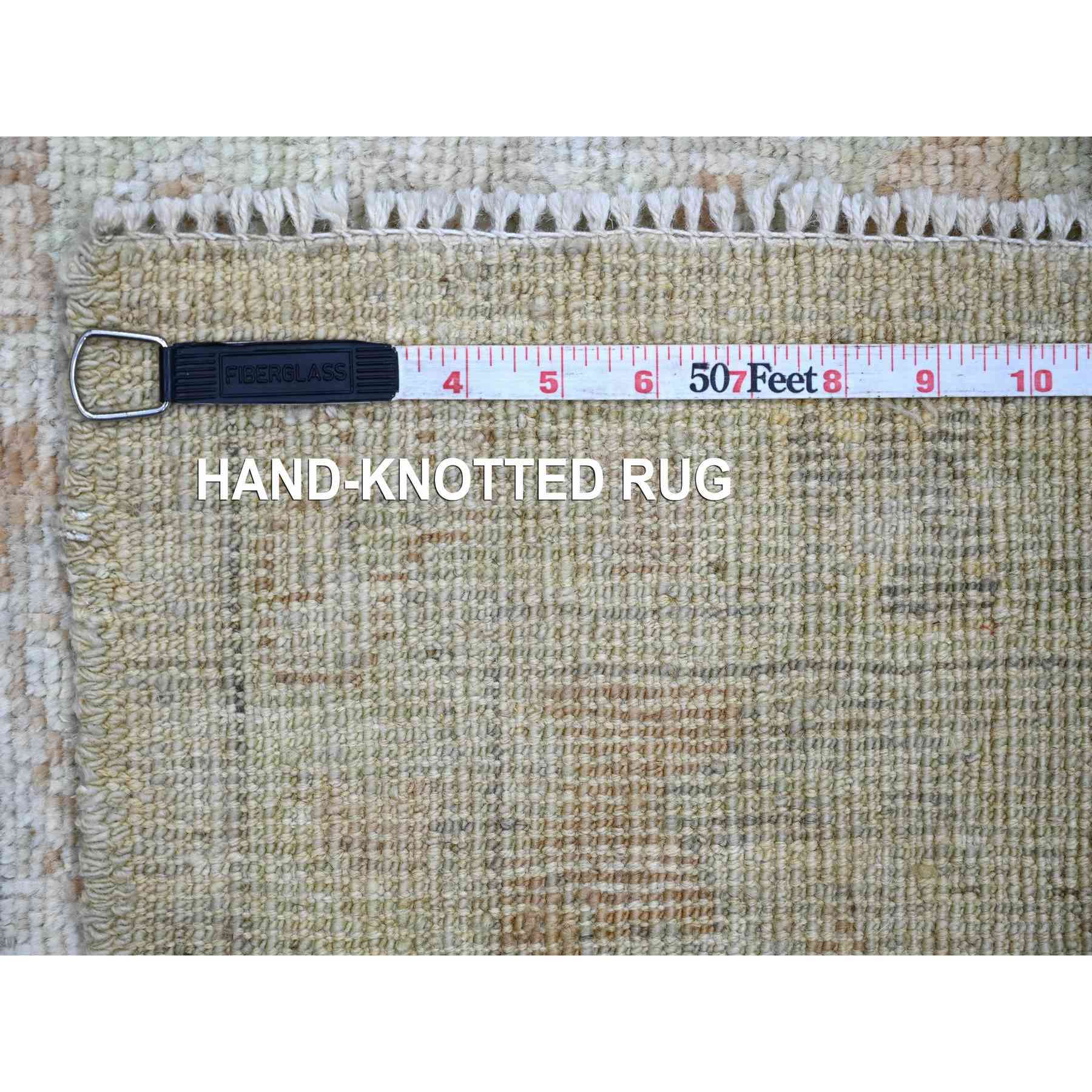 Oushak-And-Peshawar-Hand-Knotted-Rug-108800