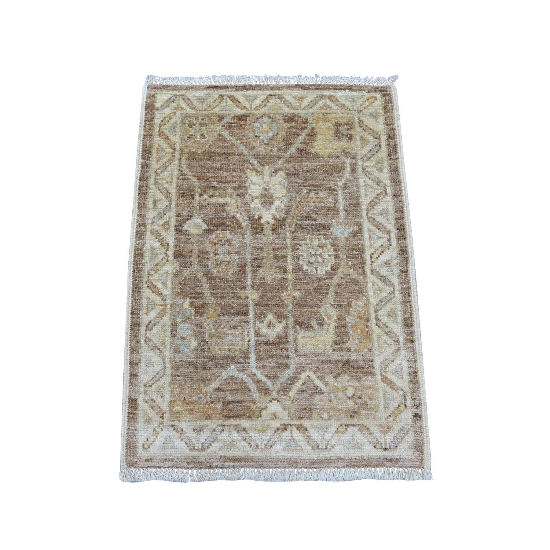 Oushak-And-Peshawar-Hand-Knotted-Rug-108805