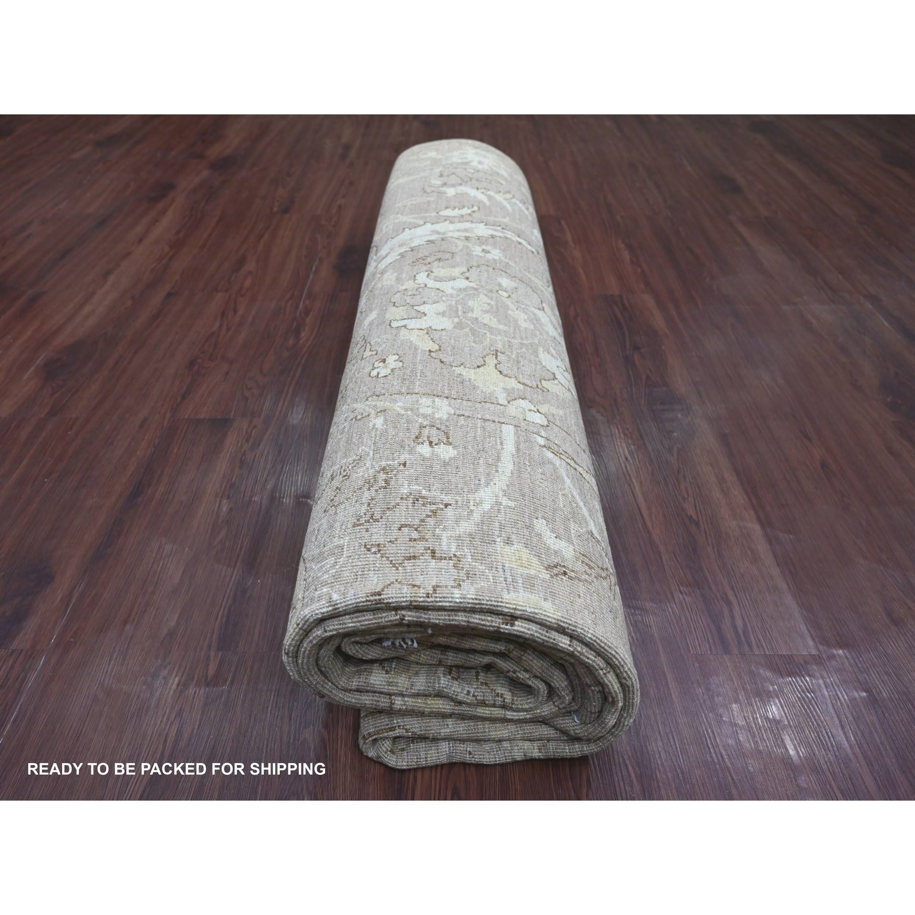 Oushak-And-Peshawar-Hand-Knotted-Rug-109380