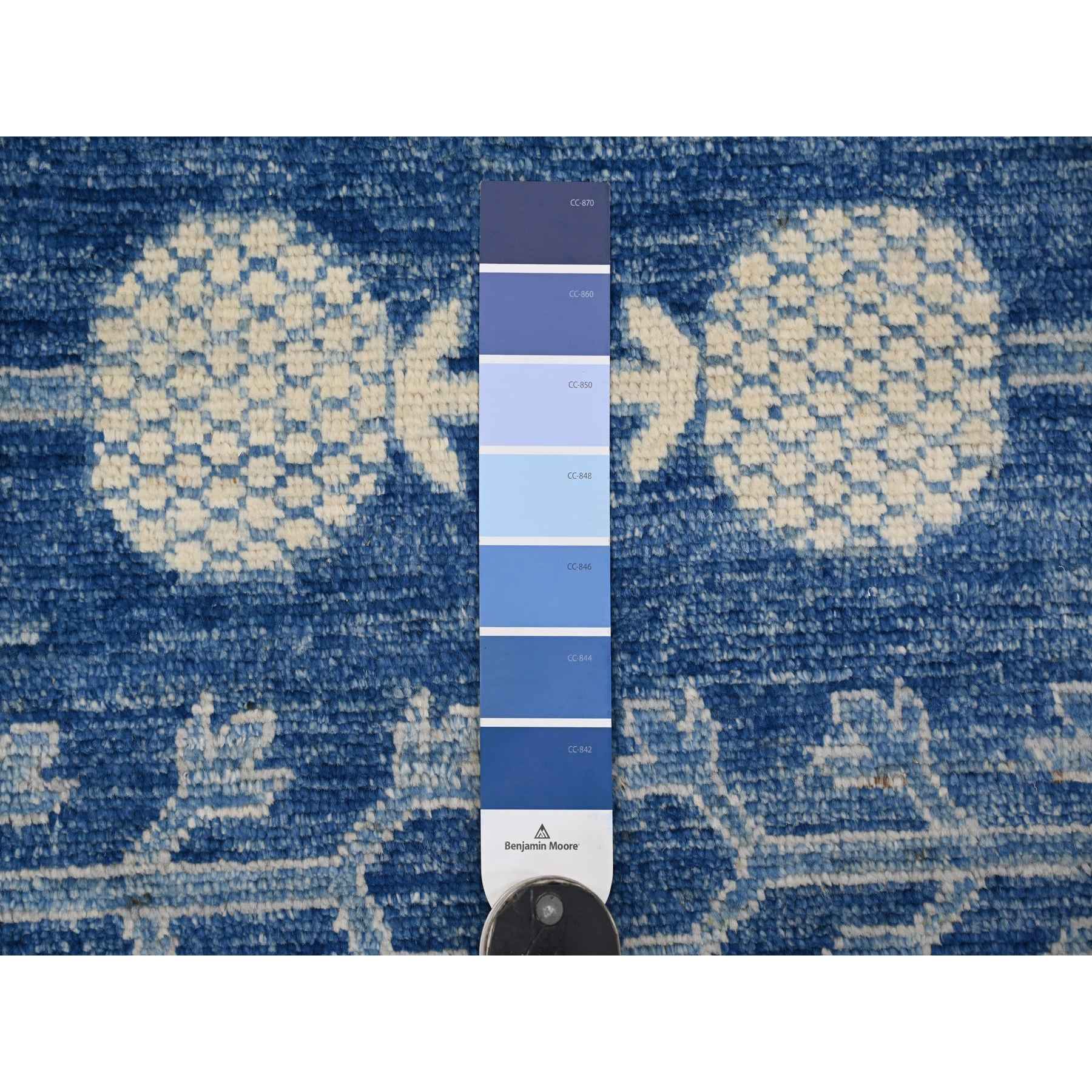Oushak-And-Peshawar-Hand-Knotted-Rug-109395