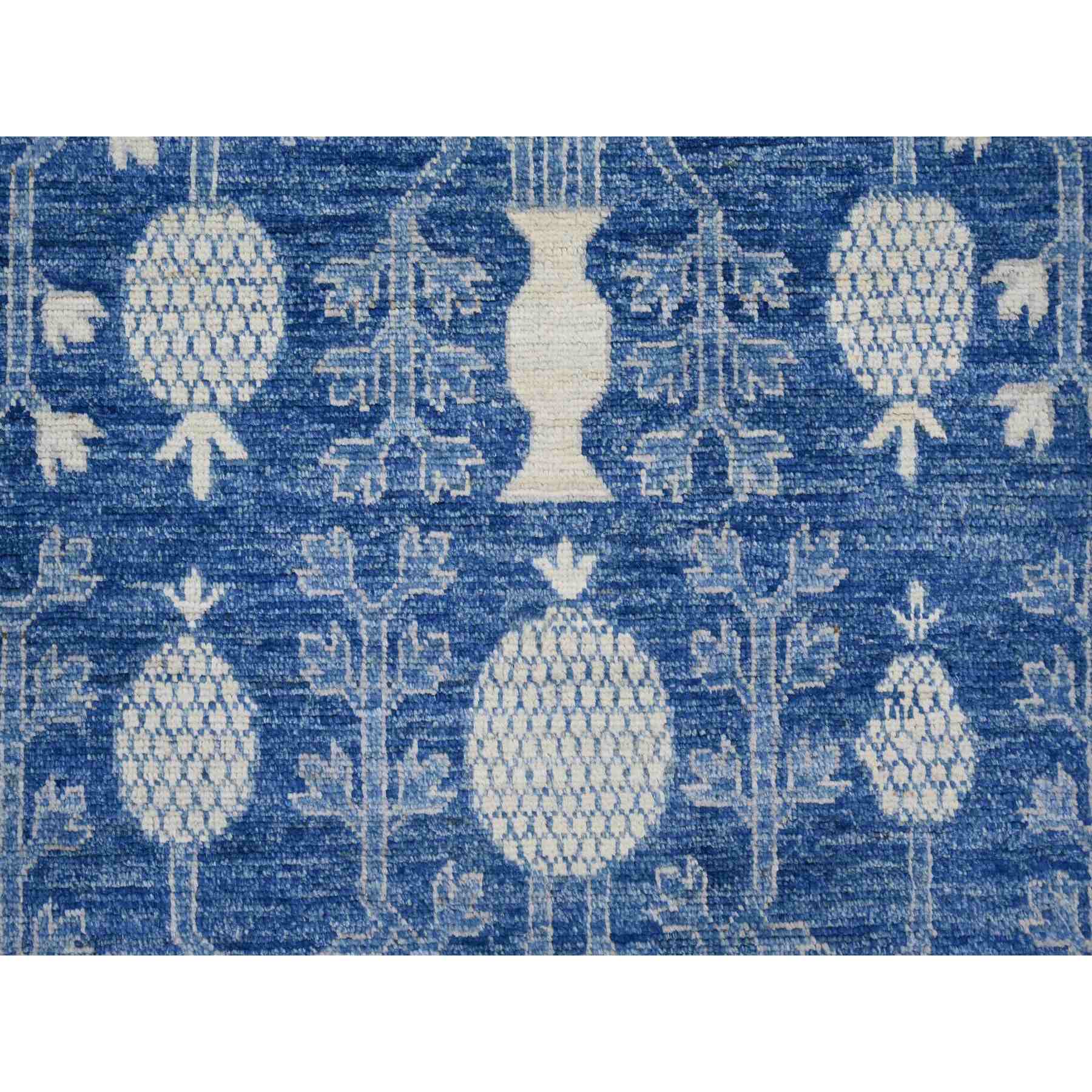 Oushak-And-Peshawar-Hand-Knotted-Rug-109395