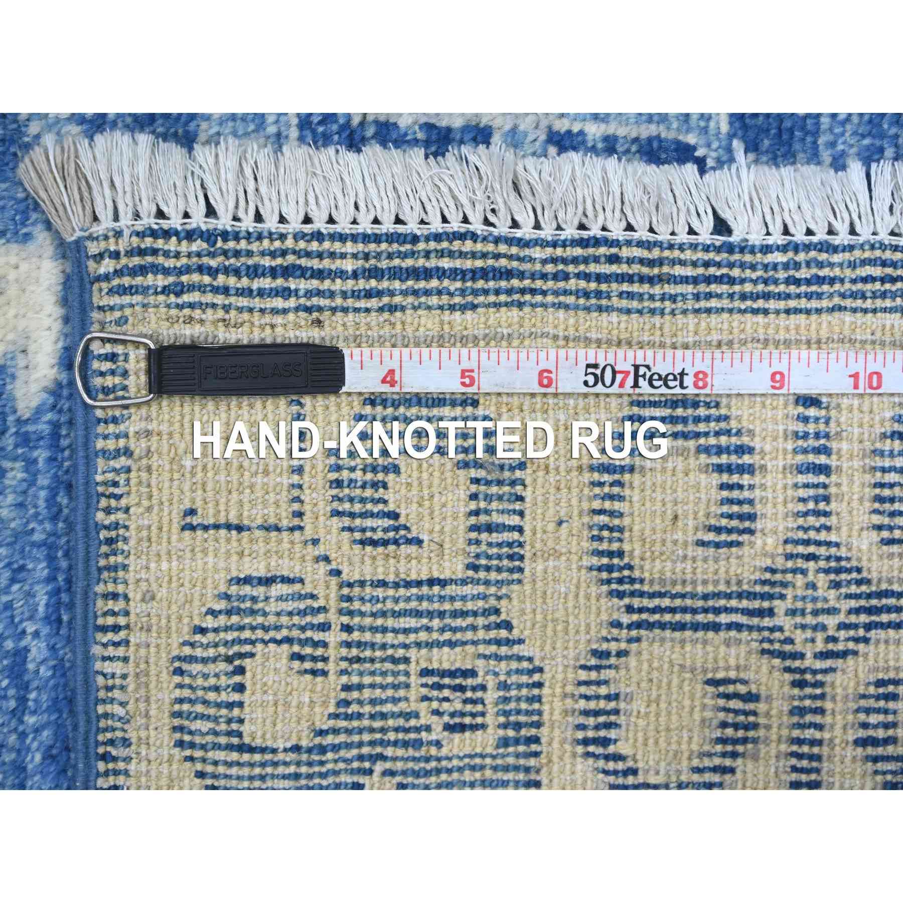 Oushak-And-Peshawar-Hand-Knotted-Rug-109395