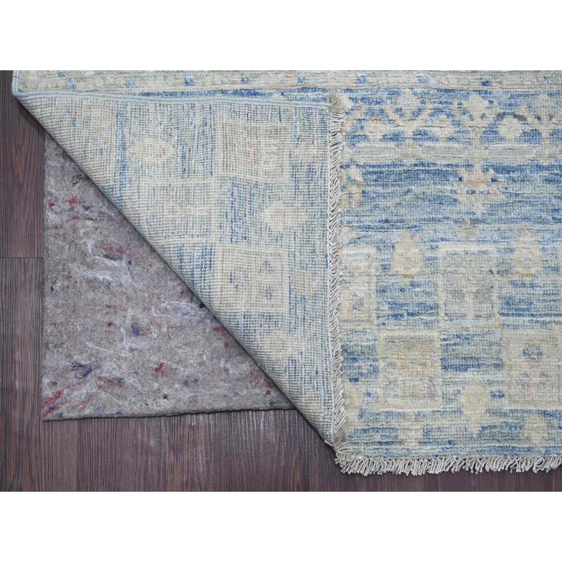 Oushak-And-Peshawar-Hand-Knotted-Rug-109420