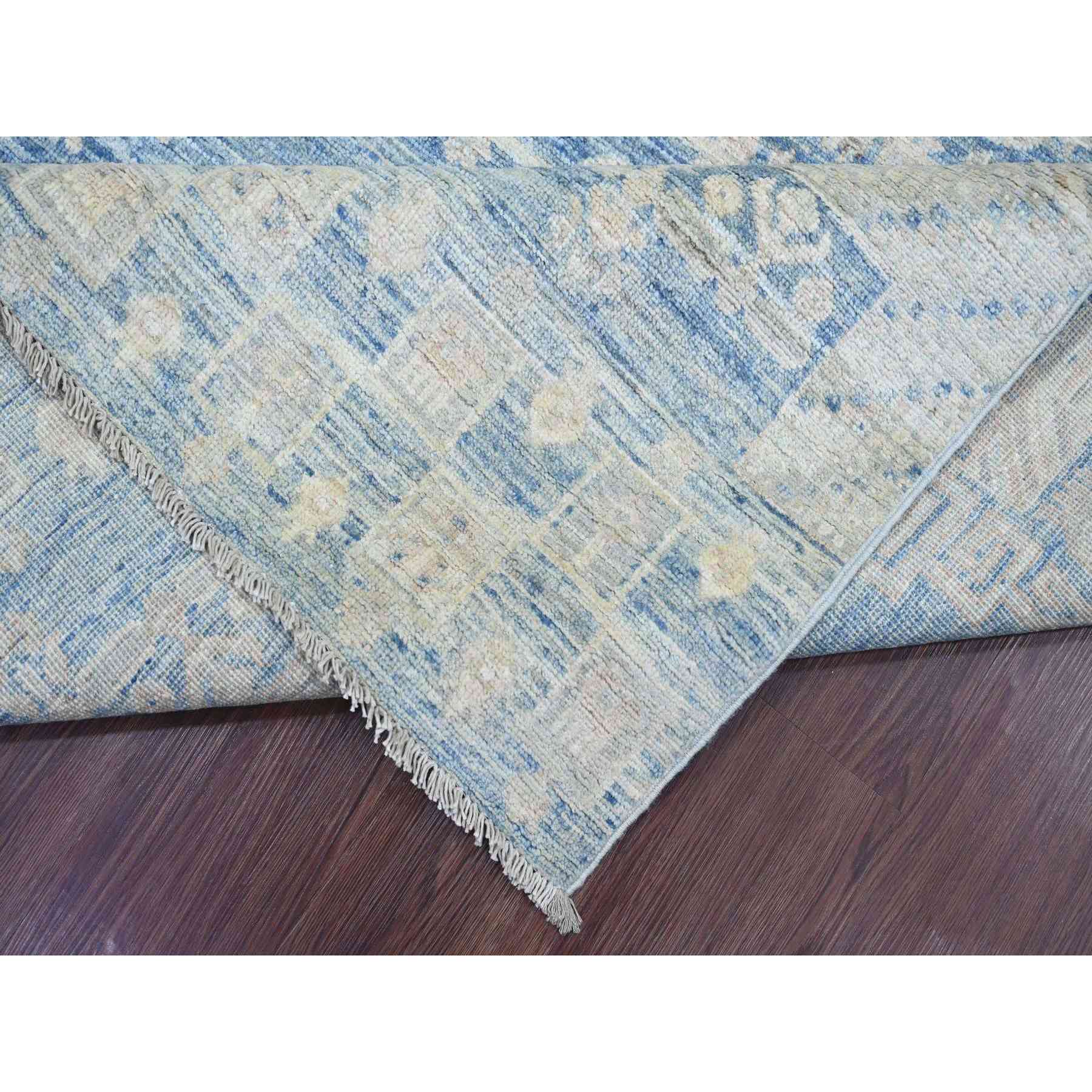 Oushak-And-Peshawar-Hand-Knotted-Rug-109420