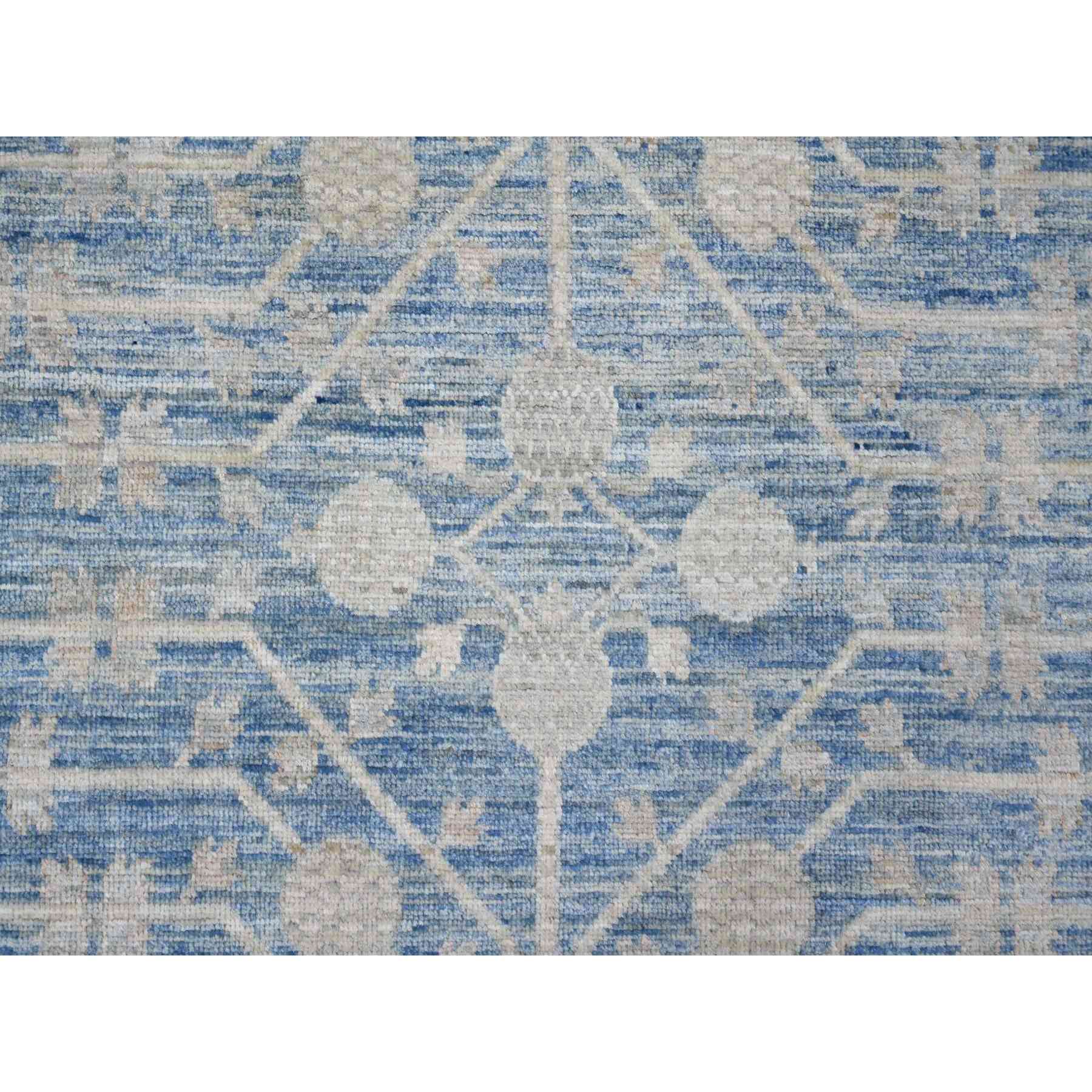 Oushak-And-Peshawar-Hand-Knotted-Rug-109420