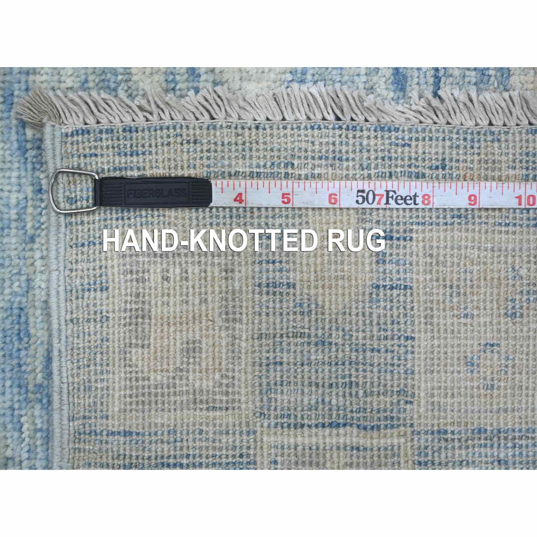 Oushak-And-Peshawar-Hand-Knotted-Rug-109420