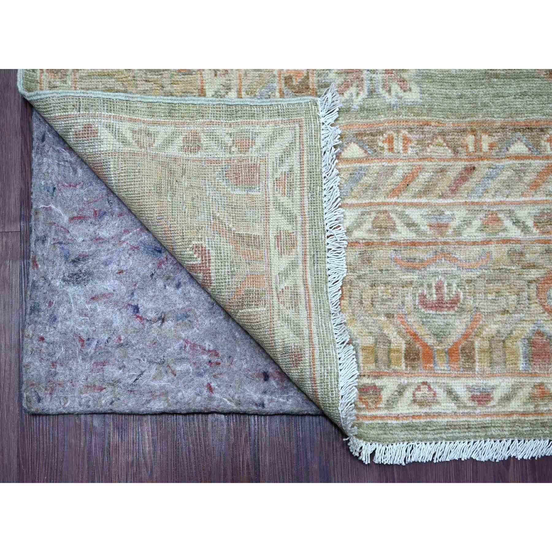 Oushak-And-Peshawar-Hand-Knotted-Rug-109430