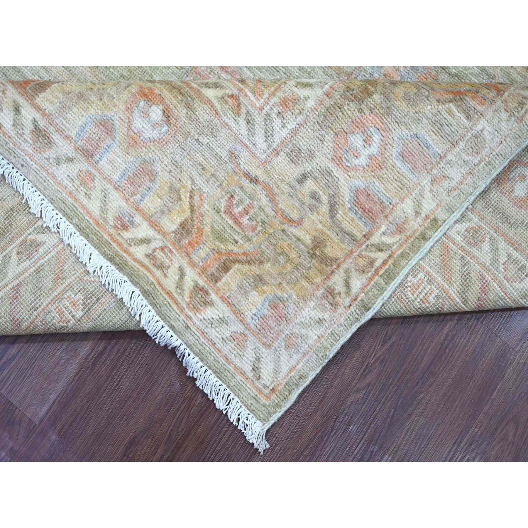 Oushak-And-Peshawar-Hand-Knotted-Rug-109430