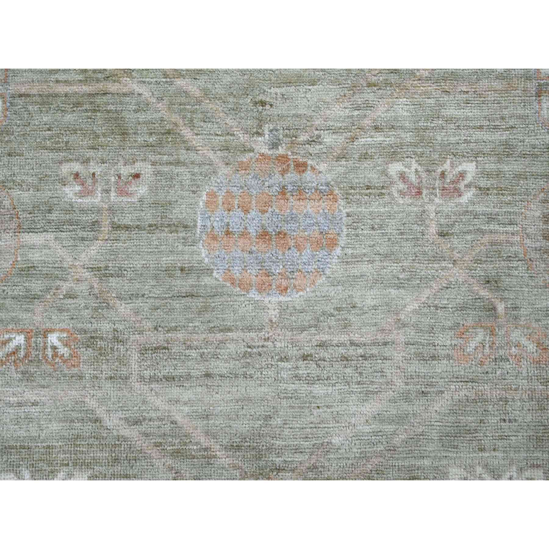 Oushak-And-Peshawar-Hand-Knotted-Rug-109430