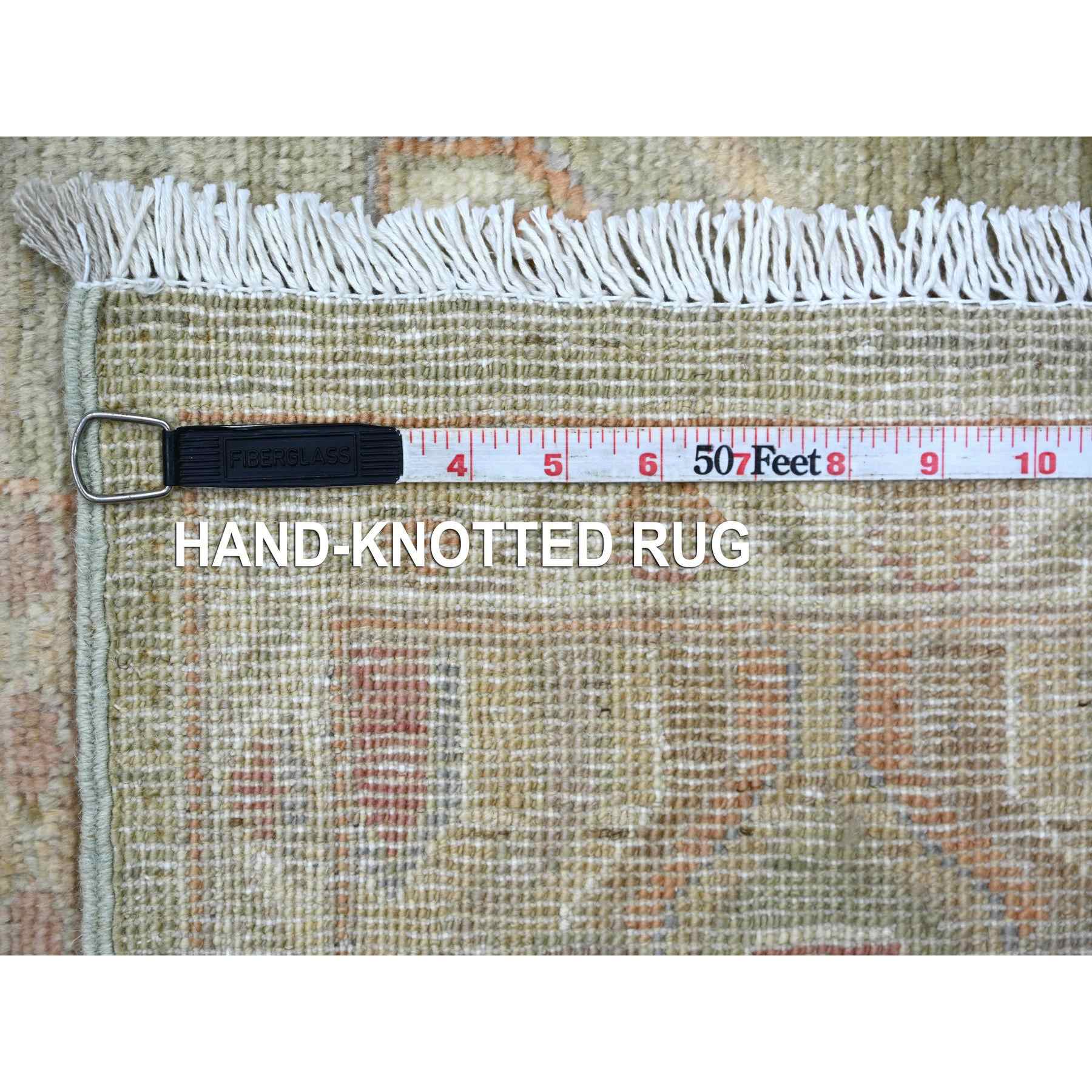 Oushak-And-Peshawar-Hand-Knotted-Rug-109430