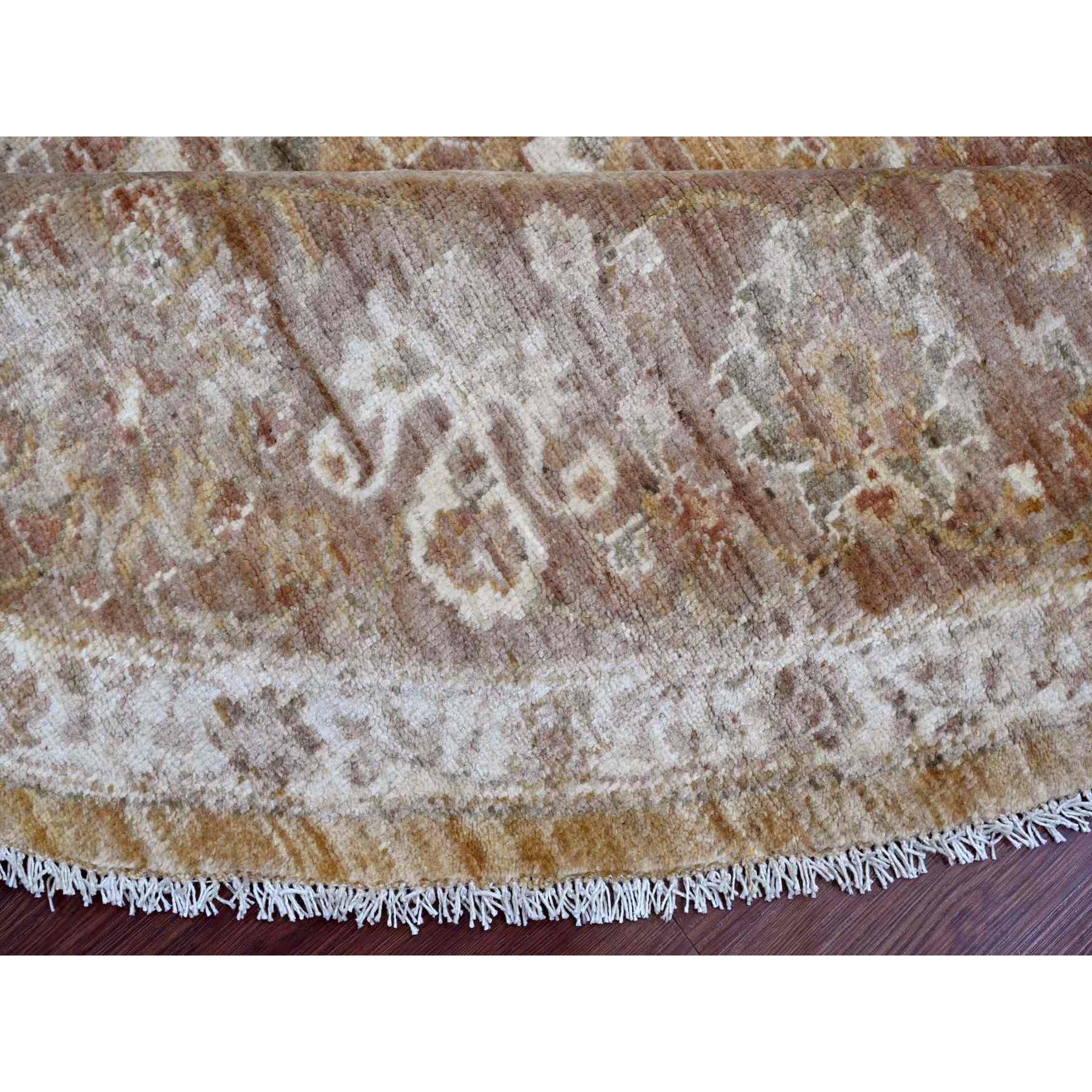 Oushak-And-Peshawar-Hand-Knotted-Rug-109435