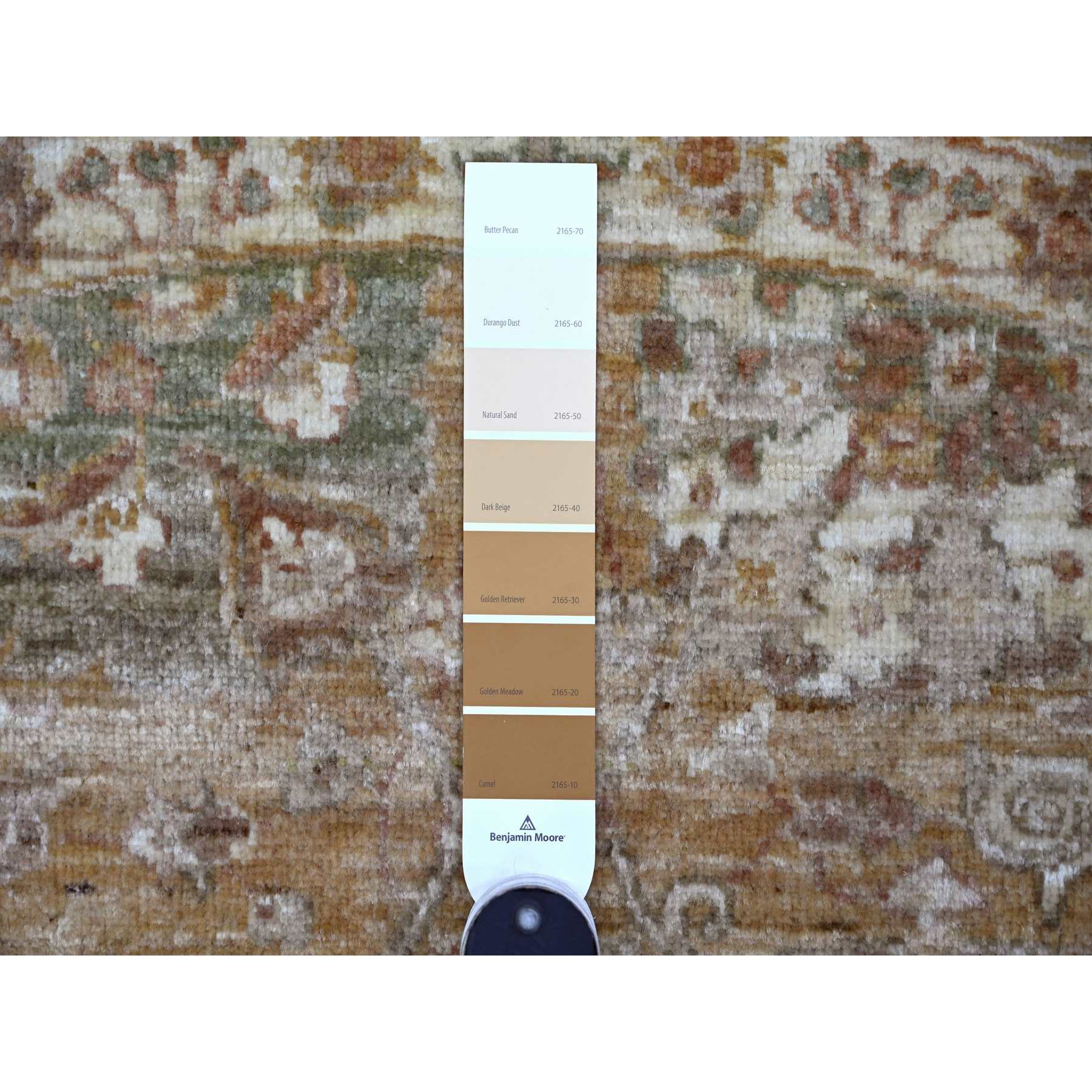 Oushak-And-Peshawar-Hand-Knotted-Rug-109435