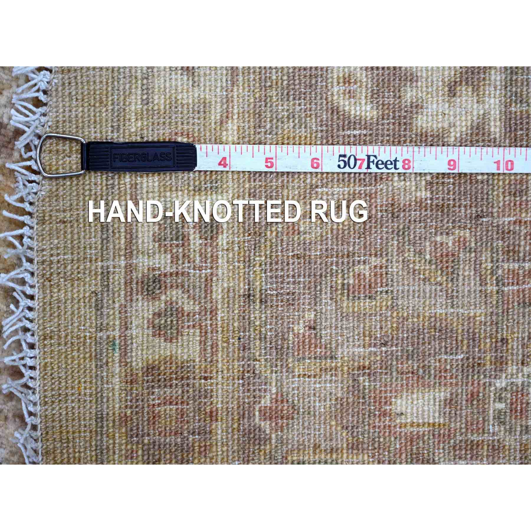 Oushak-And-Peshawar-Hand-Knotted-Rug-109435